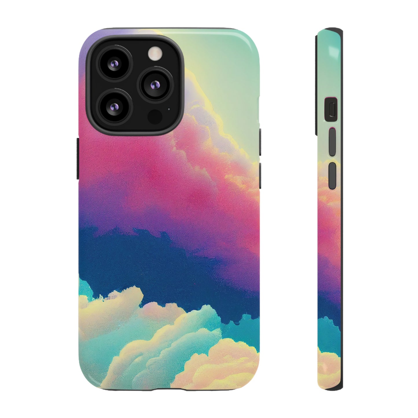 Colourful Clouds Wallpaper Phone Case | iPhone 15 Plus/ Pro, 14, 13, 12| Google Pixel 7, Pro, 5| Samsung Galaxy S23 All Major Phone Models