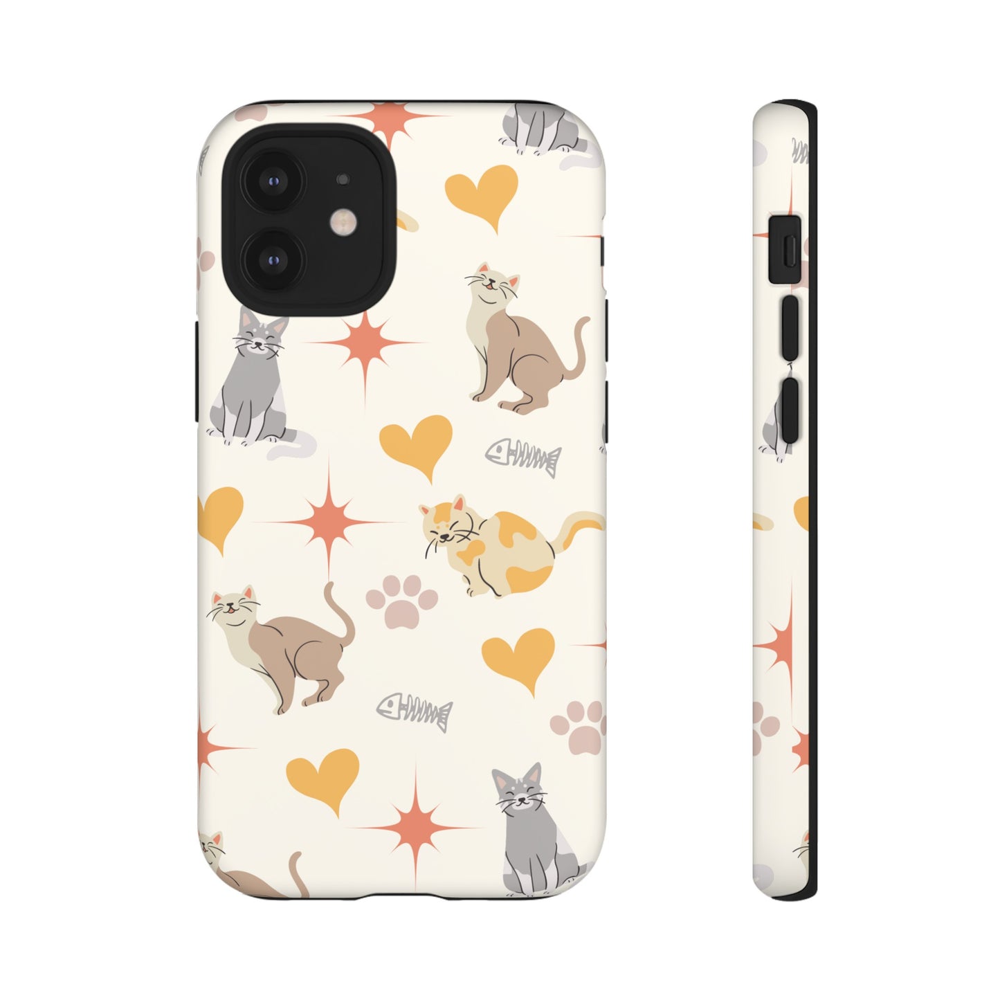 Cute Cat Wallpaper Phone Case | iPhone 15 Plus/ Pro, 14, 13, 12| Google Pixel 7, Pro, 5| Samsung Galaxy S23 All Major Phone Models