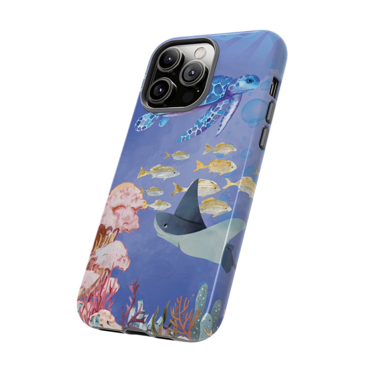 Underwater Scene Wallpaper Phone Case | iPhone 15 Plus/ Pro, 14, 13, 12| Google Pixel 7, Pro, 5| Samsung Galaxy S23 All Major Phone Models