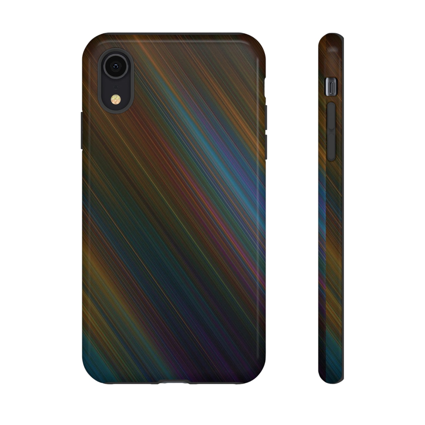 Slanted Rainbow Wallpaper Phone Case | iPhone 15 Plus/ Pro, 14, 13, 12| Google Pixel 7, Pro, 5| Samsung Galaxy S23 All Major Phone Models