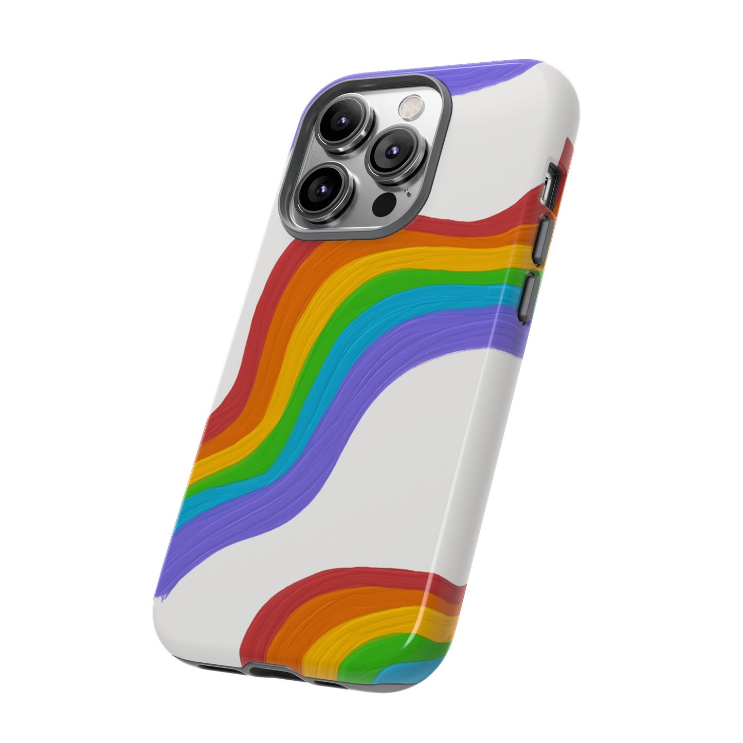 Rainbow Wallpaper Phone Case | iPhone 15 Plus/ Pro, 14, 13, 12| Google Pixel 7, Pro, 5| Samsung Galaxy S23 All Major Phone Models