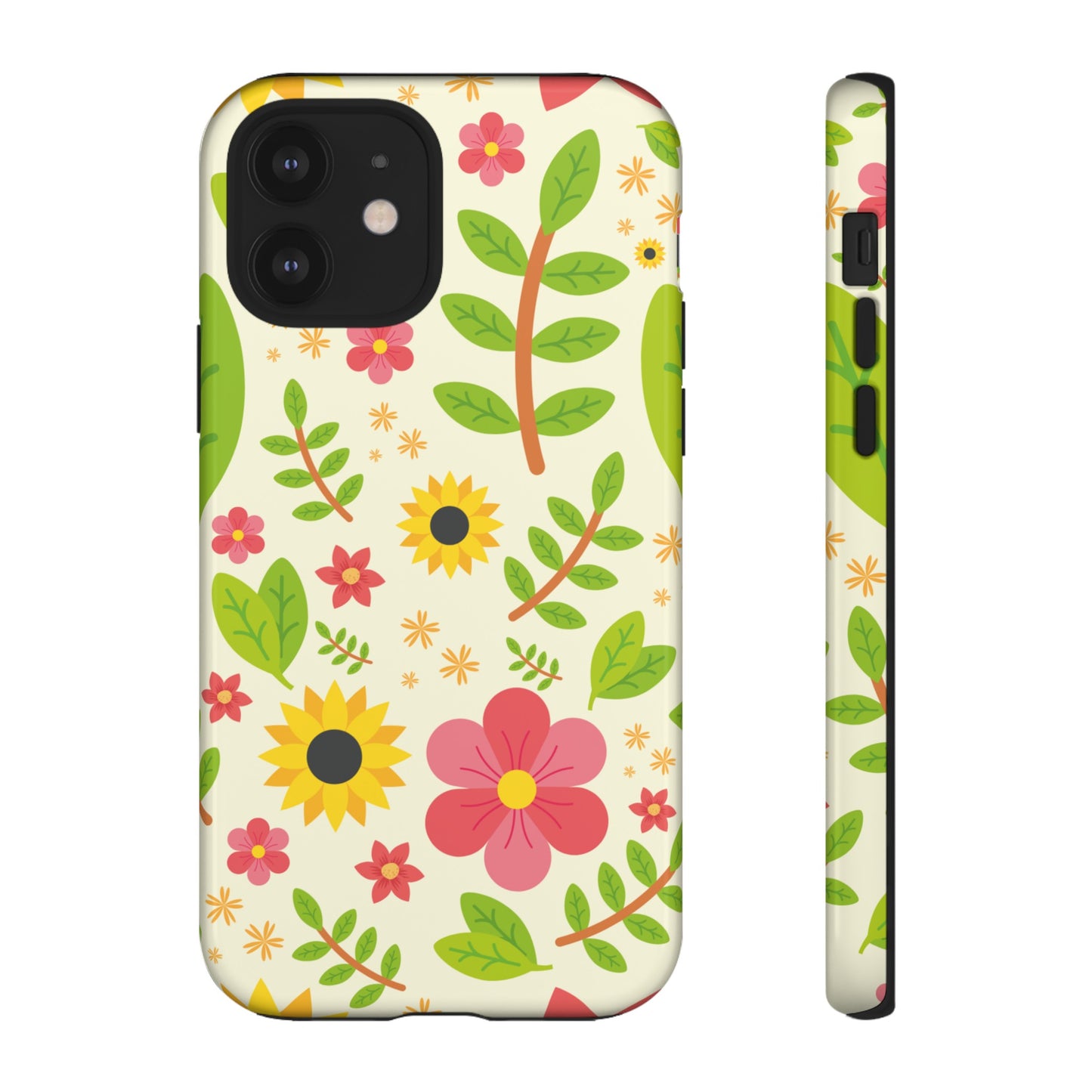 Botanical Flowers Phone Case | iPhone 15 Plus/ Pro, 14, 13, 12| Google Pixel 7, Pro, 5| Samsung Galaxy S23 All Major Phone Models