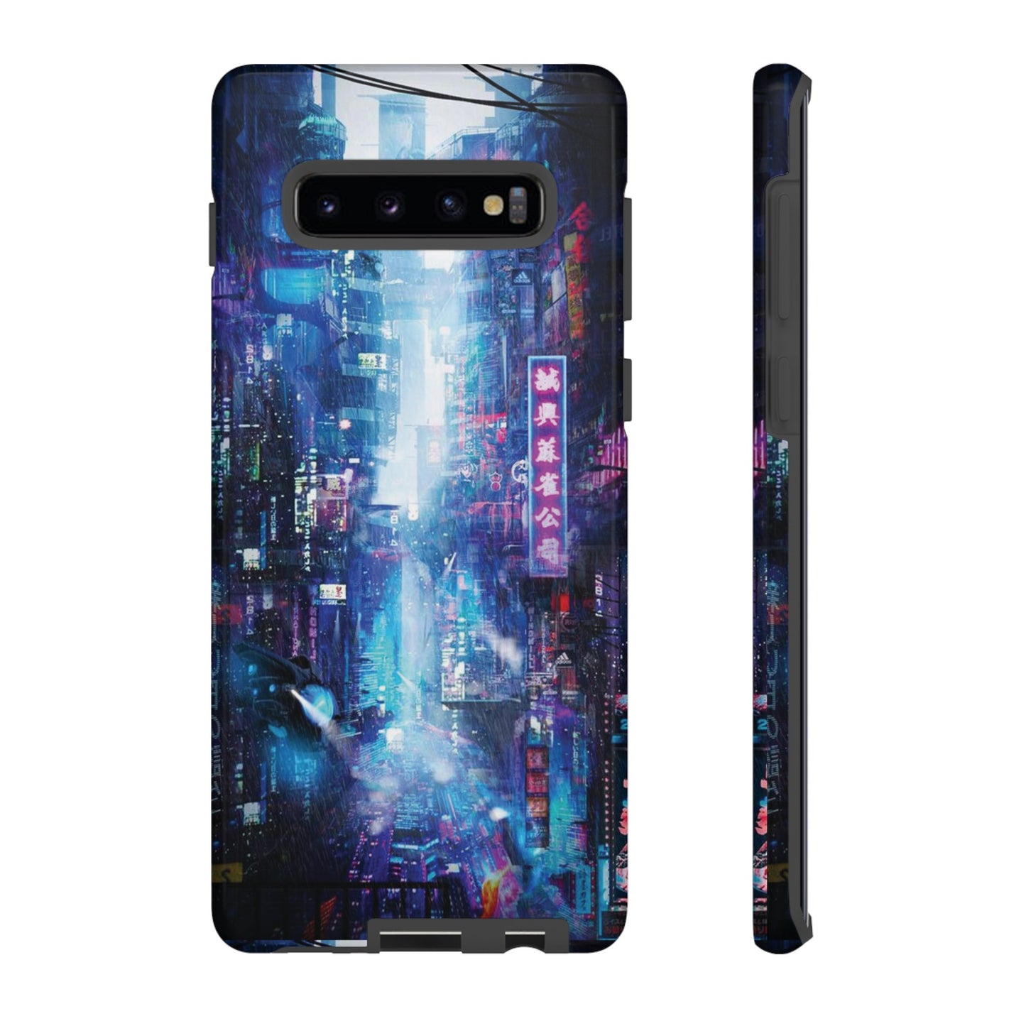 Night Life Futuristic City Wallpaper Phone Case | iPhone 15 Plus/ Pro, 14, 13, 12| Google Pixel 7, Pro, 5| Samsung Galaxy S23 All Major Phone Models