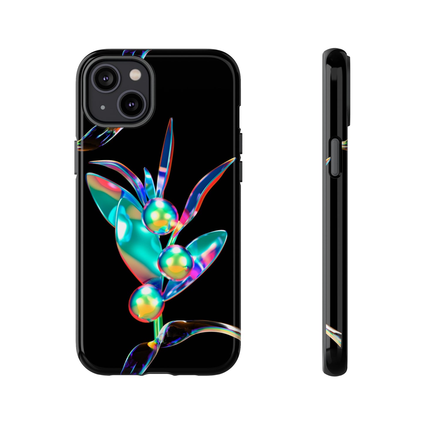 Psychedelic Flower Wallpaper Phone Case | iPhone 15 Plus/ Pro, 14, 13, 12| Google Pixel 7, Pro, 5| Samsung Galaxy S23 All Major Phone Models