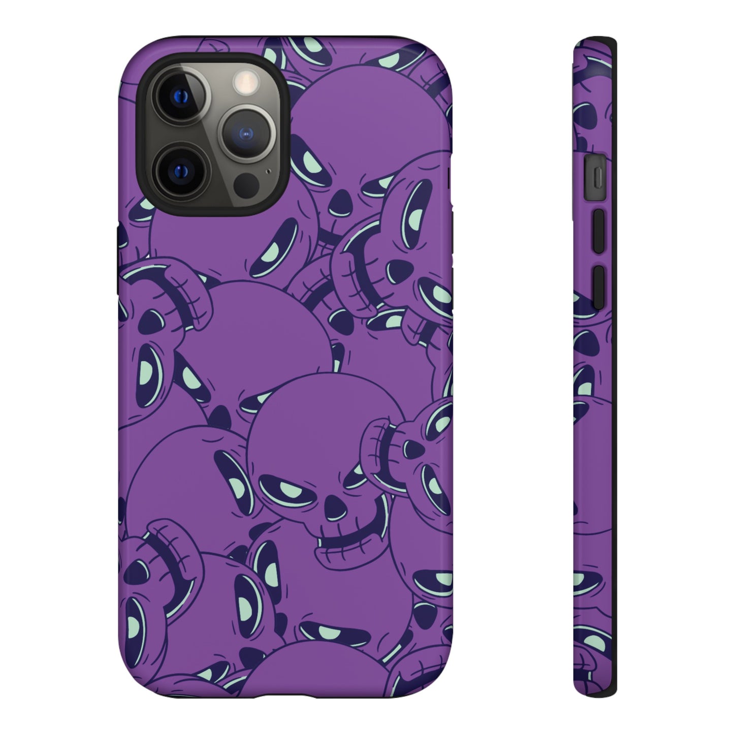 Glowing Skulls Wallpaper Phone Case | iPhone 15 Plus/ Pro, 14, 13, 12| Google Pixel 7, Pro, 5| Samsung Galaxy S23 All Major Phone Models