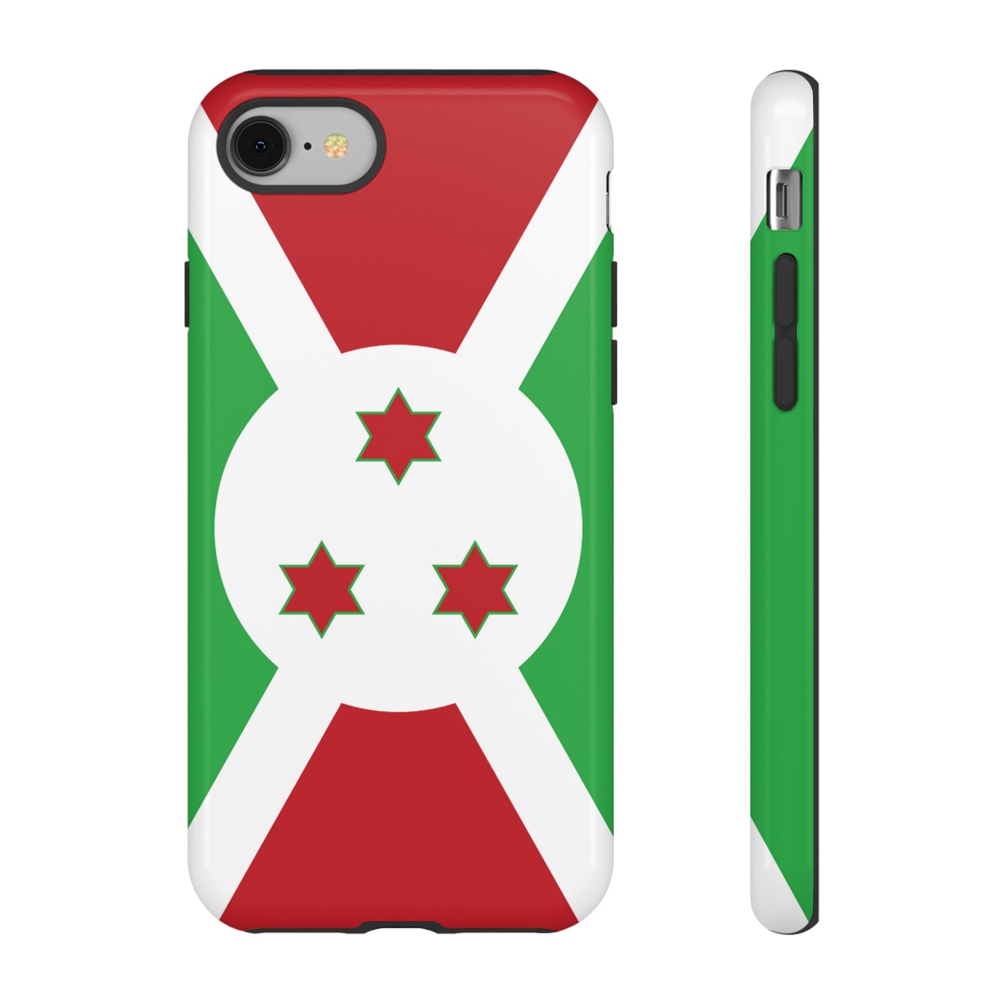 Burundi Flag Phone Case | iPhone 15 Plus/ Pro, 14, 13, 12| Google Pixel 7, Pro, 5| Samsung Galaxy S23 All Major Phone Models