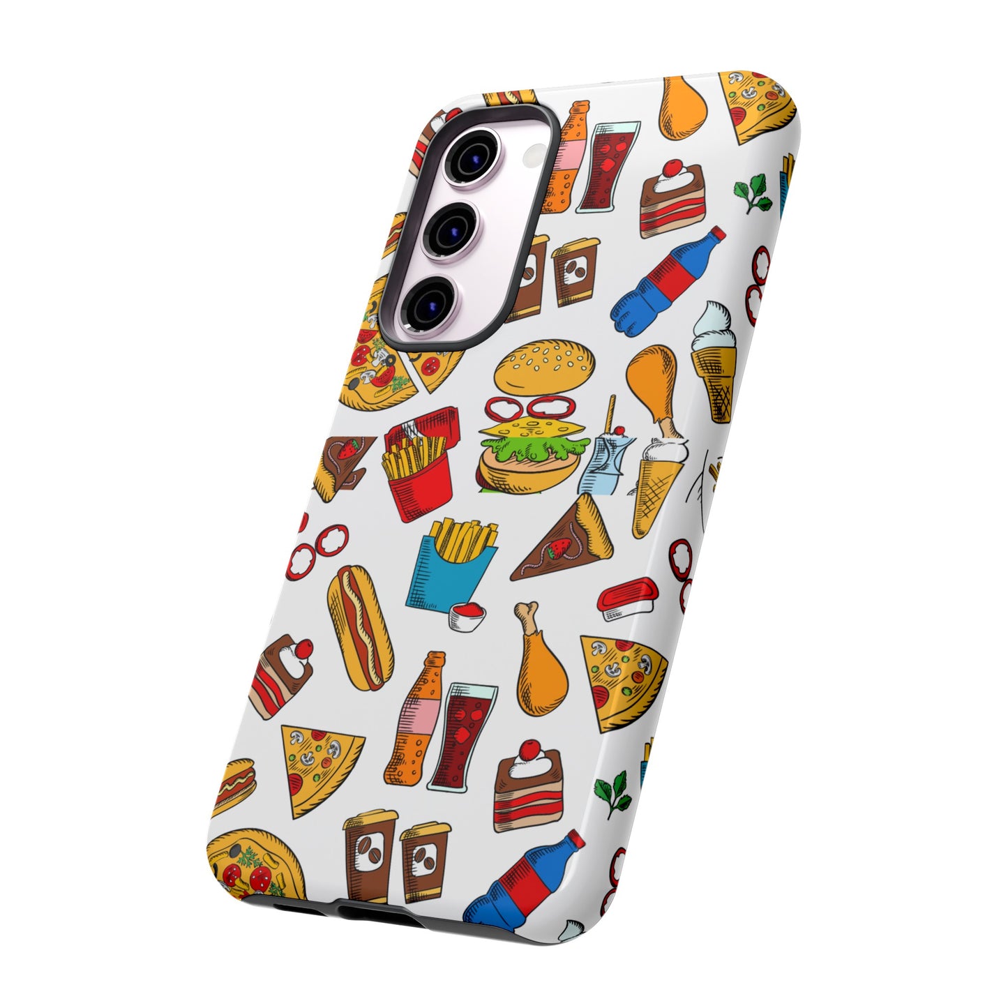 Fast Food Wallpaper Phone Case | iPhone 15 Plus/ Pro, 14, 13, 12| Google Pixel 7, Pro, 5| Samsung Galaxy S23 All Major Phone Models