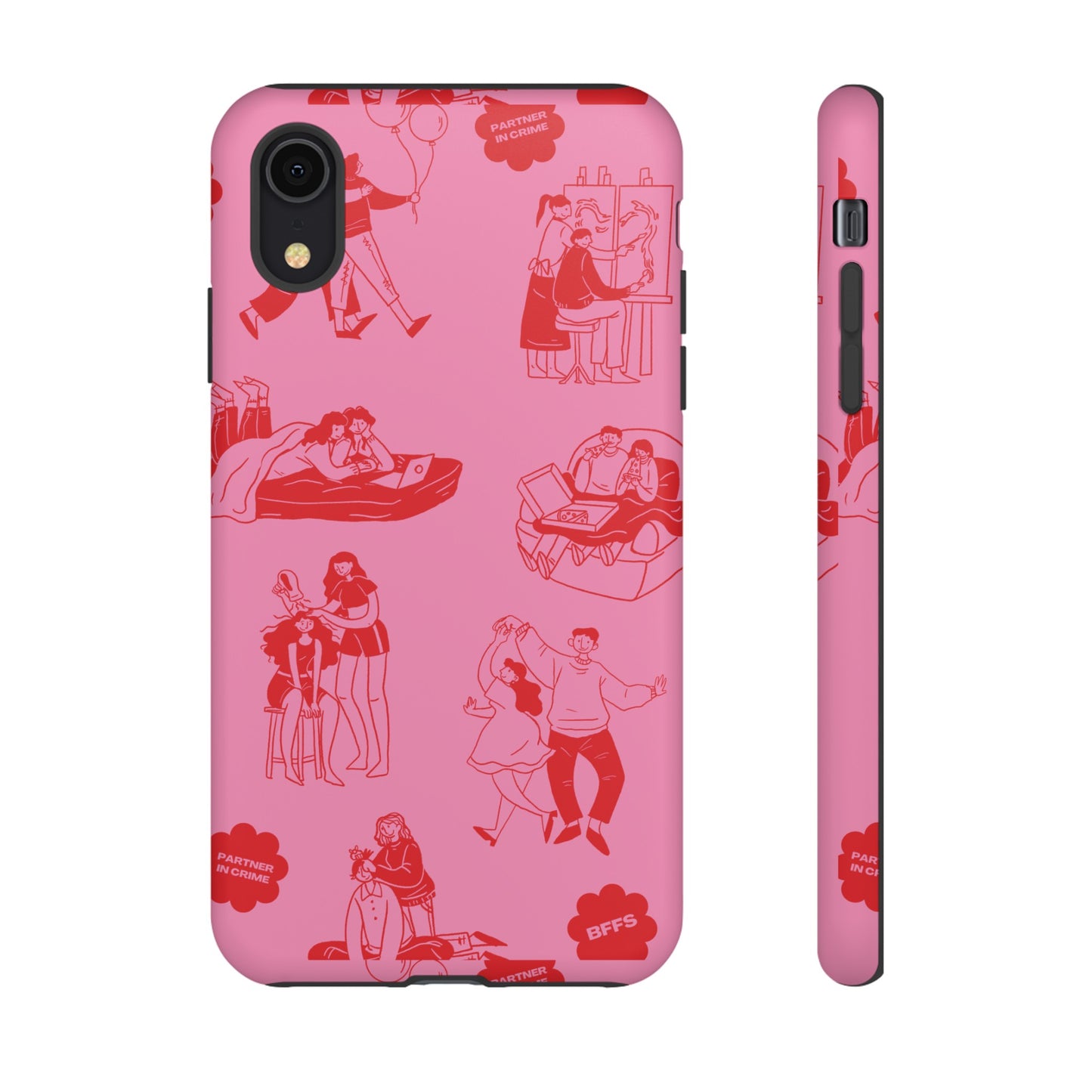 Pink Valentine's Day Wallpaper Phone Case | iPhone 15 Plus/ Pro, 14, 13, 12| Google Pixel 7, Pro, 5| Samsung Galaxy S23 All Major Phone Models