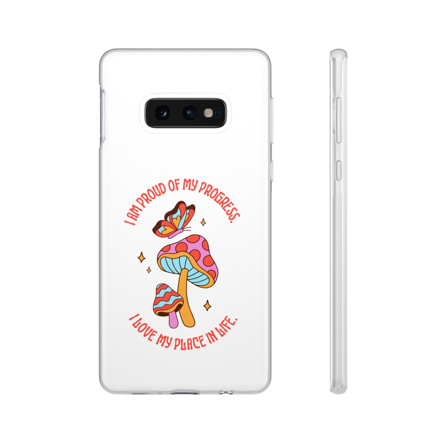 Cute Mushrooms Wallpaper Phone Case | iPhone 15 Plus/ Pro, 14, 13, 12|Samsung Galaxy Models