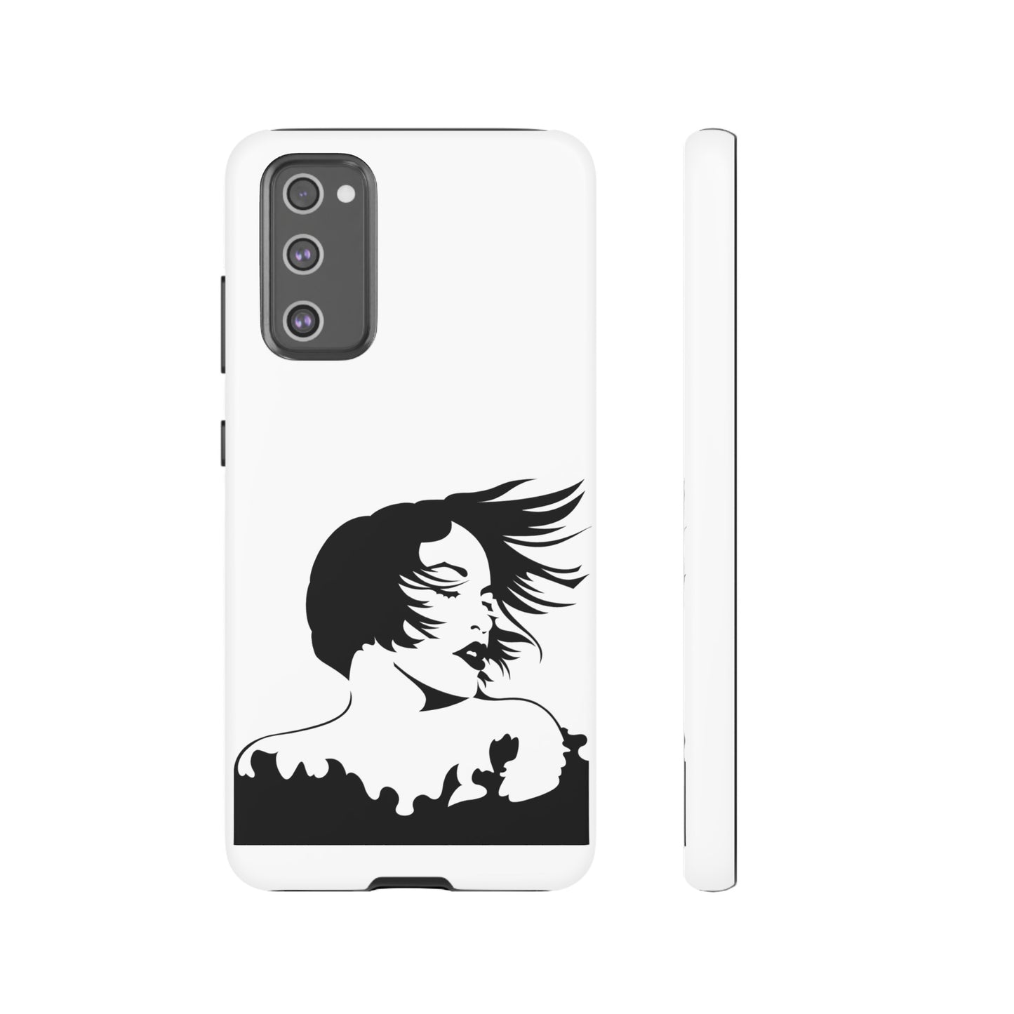 Woman In The Wind Phone Case | iPhone 15 Plus/ Pro, 14, 13, 12| Google Pixel 7, Pro, 5| Samsung Galaxy S23 All Major Phone Models