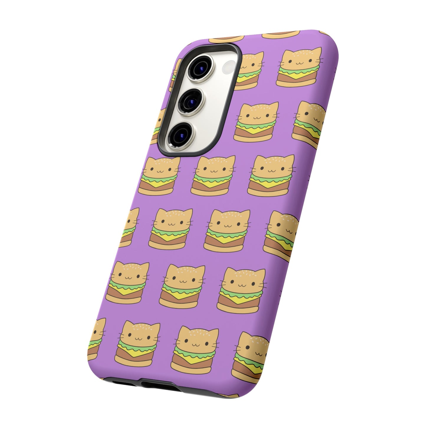 Cat Burger Phone Case | iPhone 15 Plus/ Pro, 14, 13, 12| Google Pixel 7, Pro, 5| Samsung Galaxy S23 All Major Phone Models