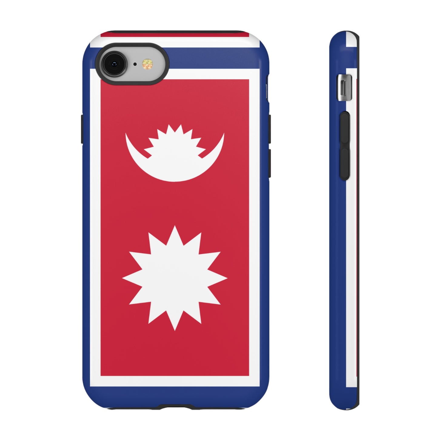 Nepal Flag Phone Case | iPhone 15 Plus/ Pro, 14, 13, 12| Google Pixel 7, Pro, 5| Samsung Galaxy S23 All Major Phone Models