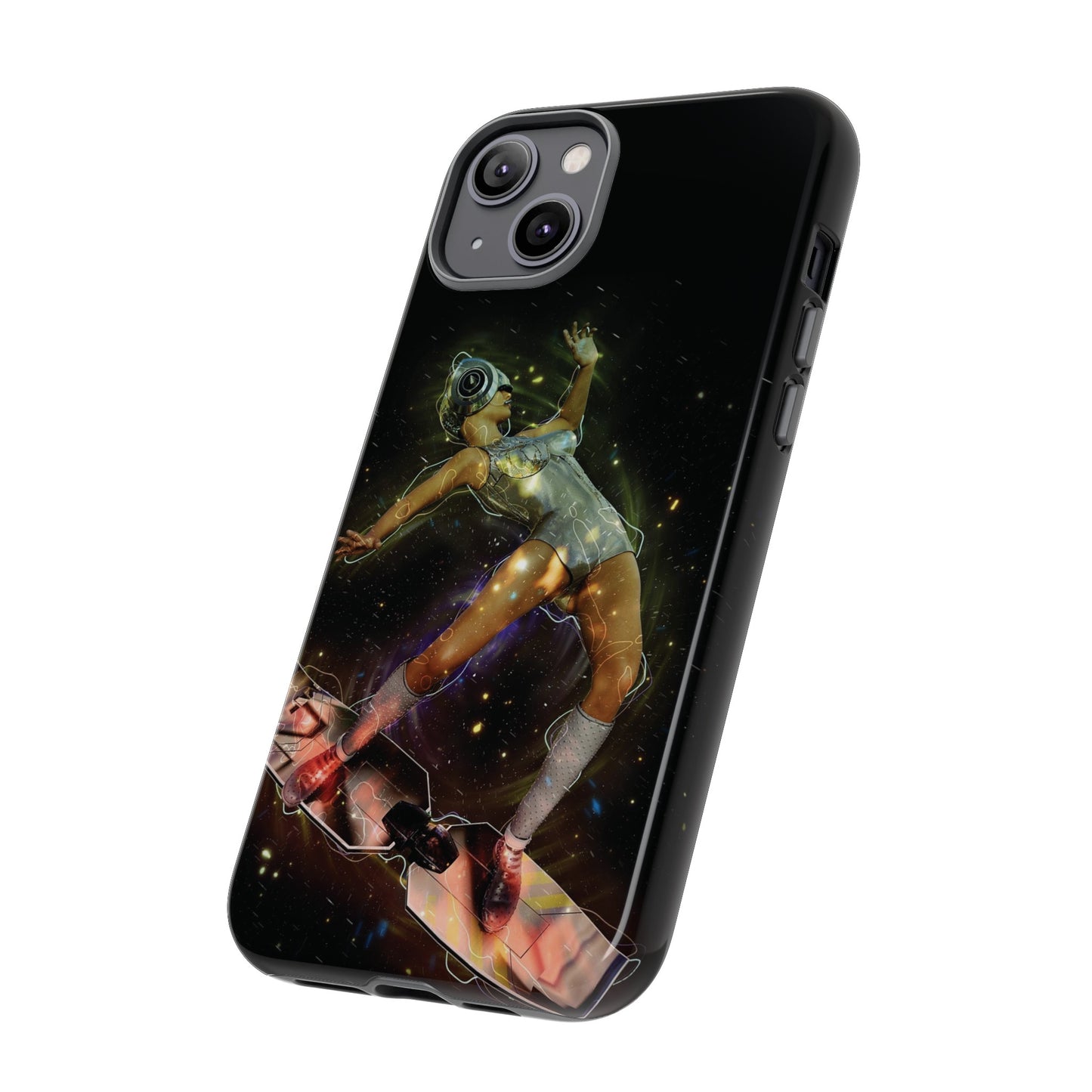 Sci-Fi Skateboard Wallpaper Phone Case | iPhone 15 Plus/ Pro, 14, 13, 12| Google Pixel 7, Pro, 5| Samsung Galaxy S23 All Major Phone Models