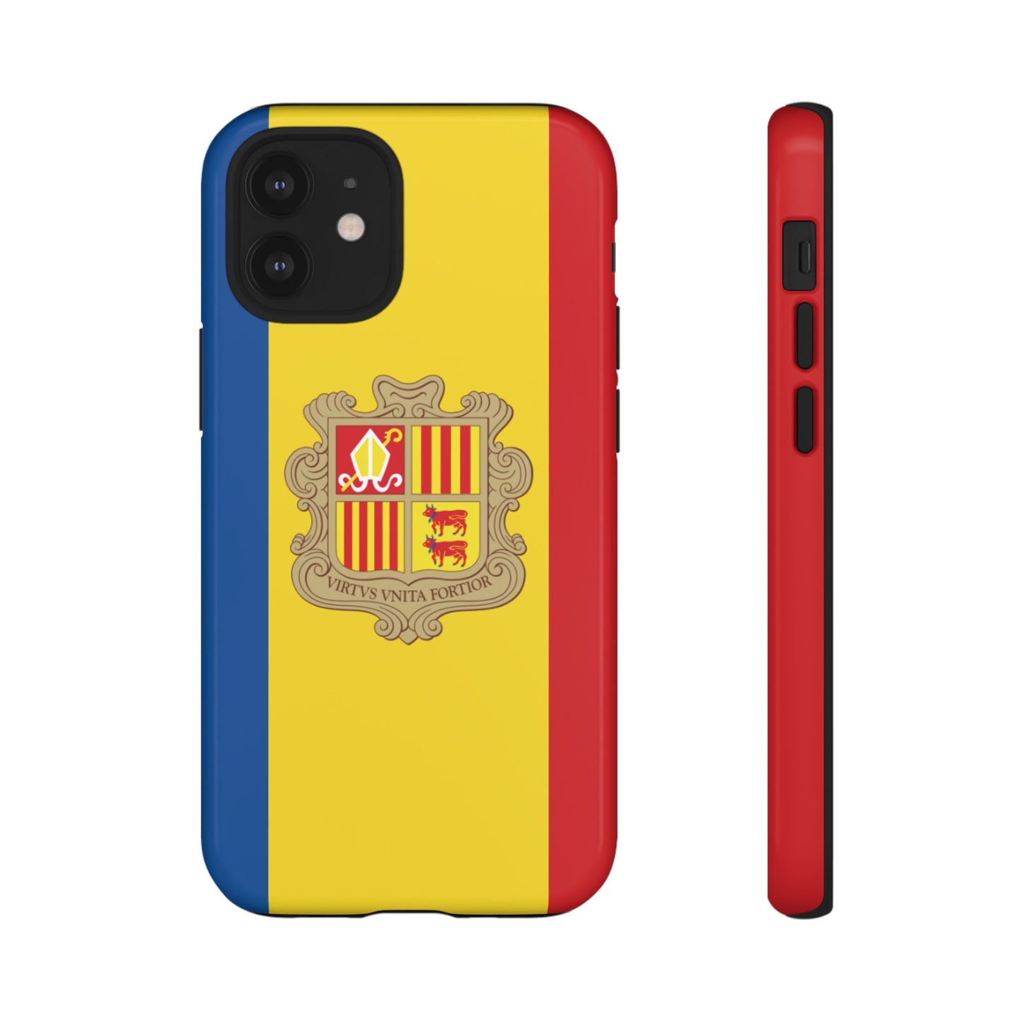 Andorra Flag Phone Case | iPhone 15 Plus/ Pro, 14, 13, 12| Google Pixel 7, Pro, 5| Samsung Galaxy S23 All Major Phone Models