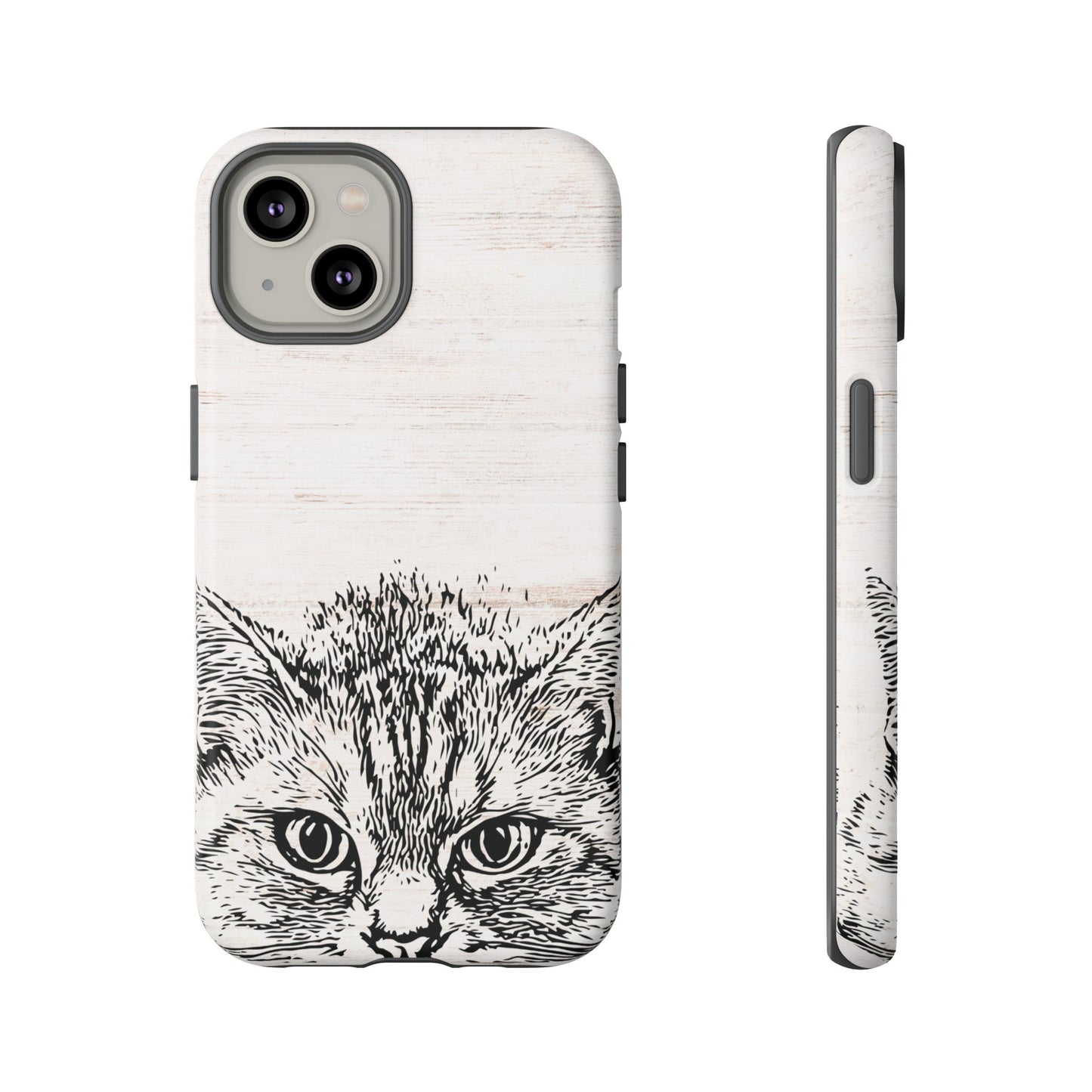 Close- Up Cat Wallpaper Phone Case | iPhone 15 Plus/ Pro, 14, 13, 12| Google Pixel 7, Pro, 5| Samsung Galaxy S23 All Major Phone Models