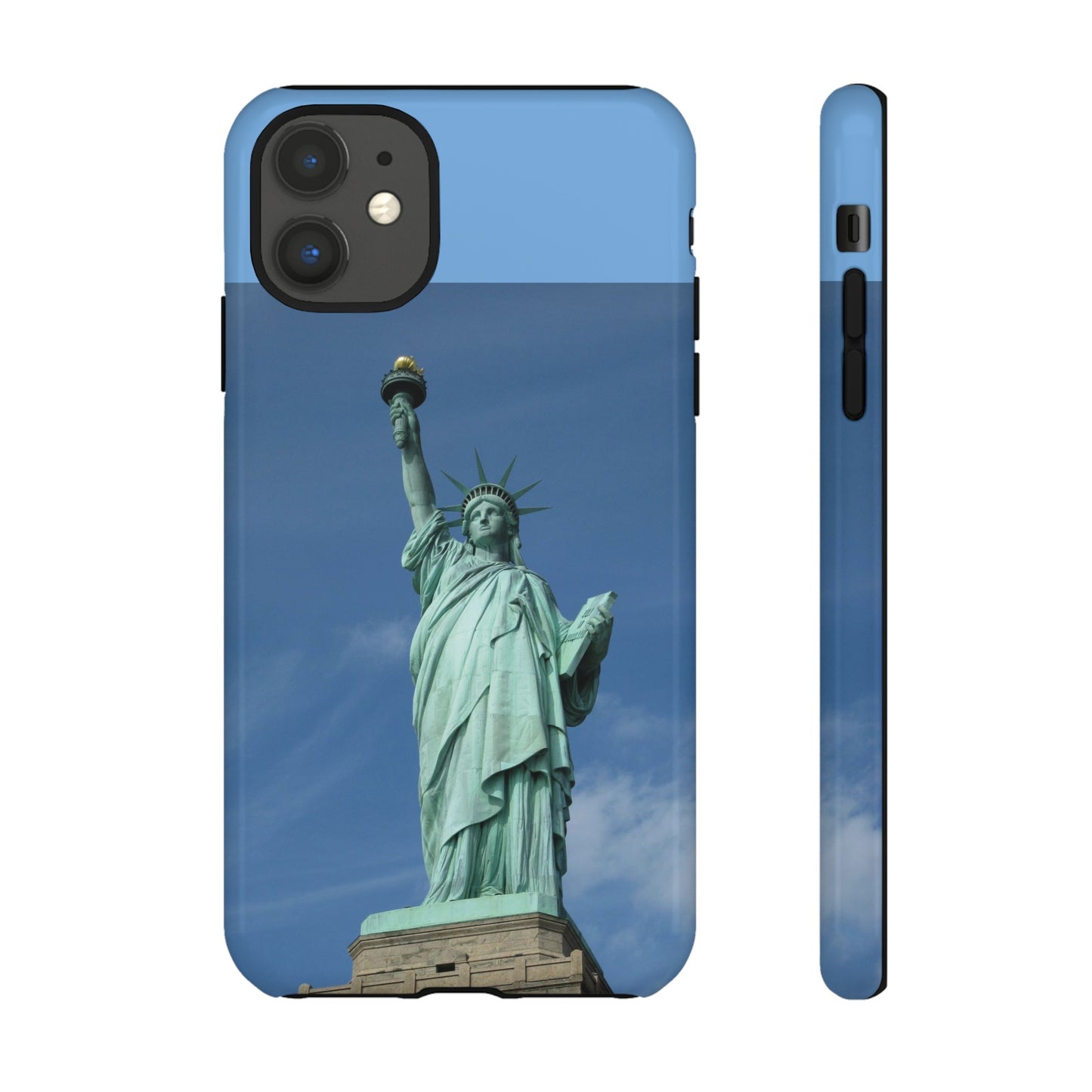 Statue Of Liberty Wallpaper Phone Case | iPhone 15 Plus/ Pro, 14, 13, 12| Google Pixel 7, Pro, 5| Samsung Galaxy S23 All Major Phone Models