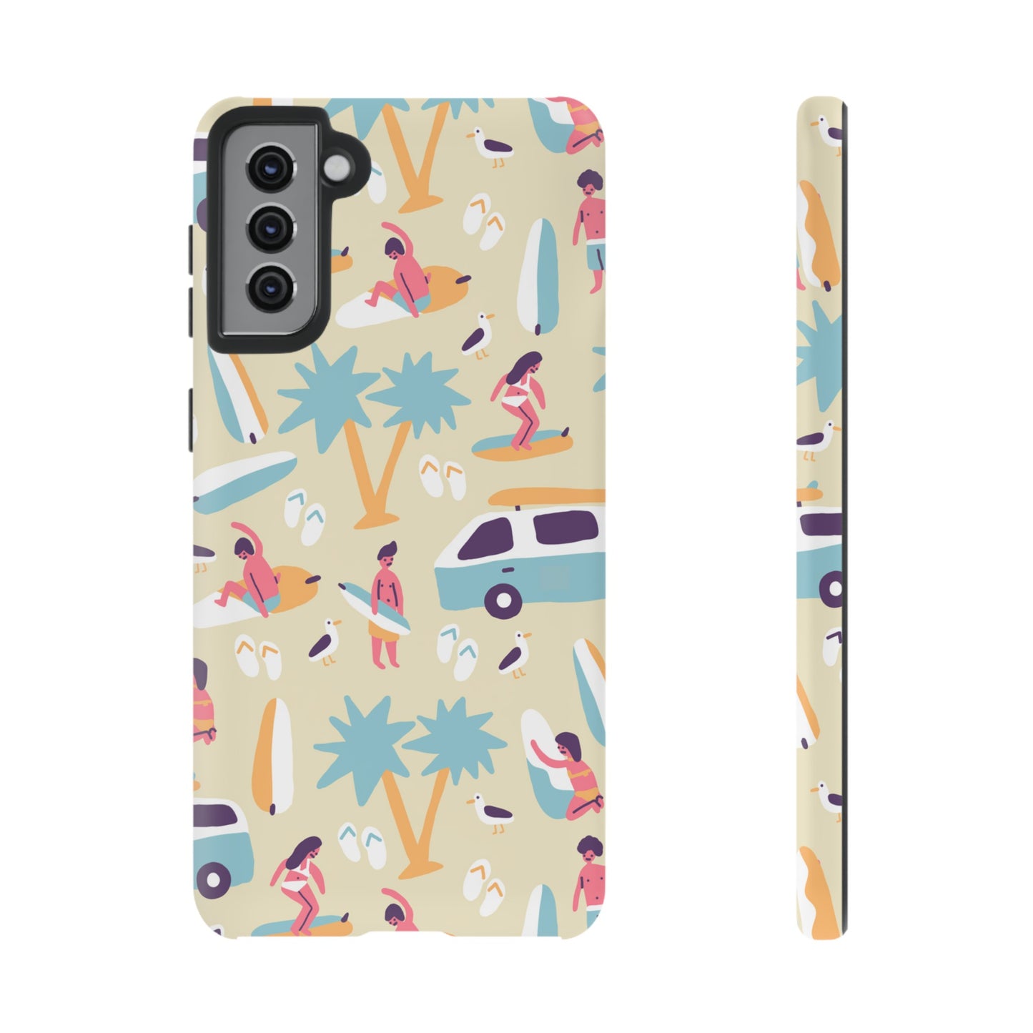 Surfers Wallpaper Phone Case | iPhone 15 Plus/ Pro, 14, 13, 12| Google Pixel 7, Pro, 5| Samsung Galaxy S23 All Major Phone Models