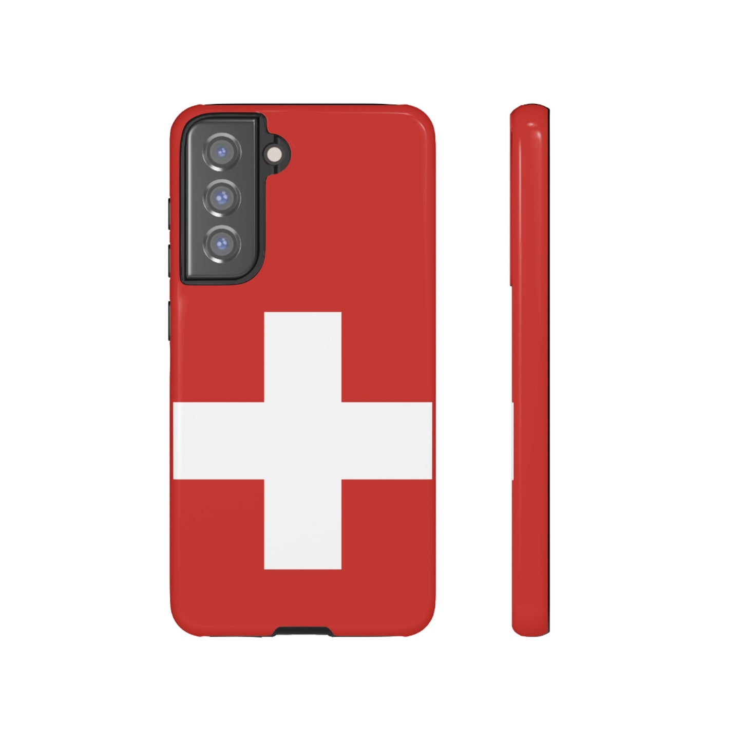 Switzerland Flag Phone Case | iPhone 15 Plus/ Pro, 14, 13, 12| Google Pixel 7, Pro, 5| Samsung Galaxy S23 All Major Phone Models