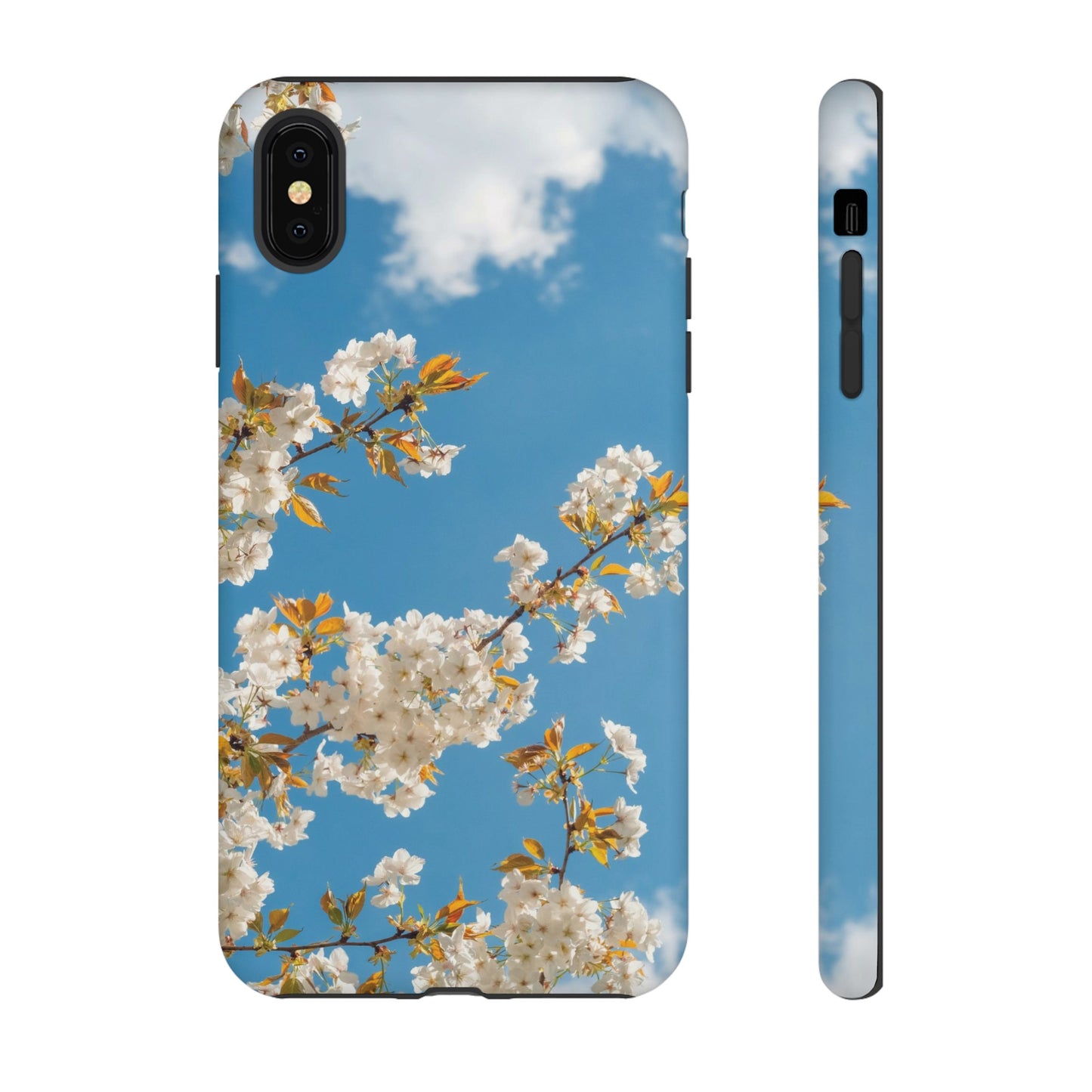 White Blossom Wallpaper Phone Case | iPhone 15 Plus/ Pro, 14, 13, 12| Google Pixel 7, Pro, 5| Samsung Galaxy S23 All Major Phone Models