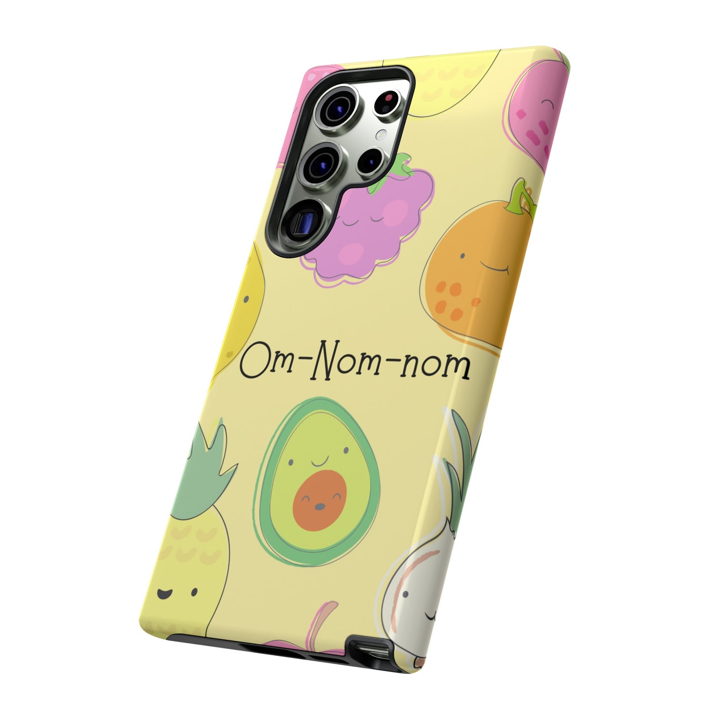 Om-Nom-Nom Phone Case | iPhone 15 Plus/ Pro, 14, 13, 12| Google Pixel 7, Pro, 5| Samsung Galaxy S23 All Major Phone Models