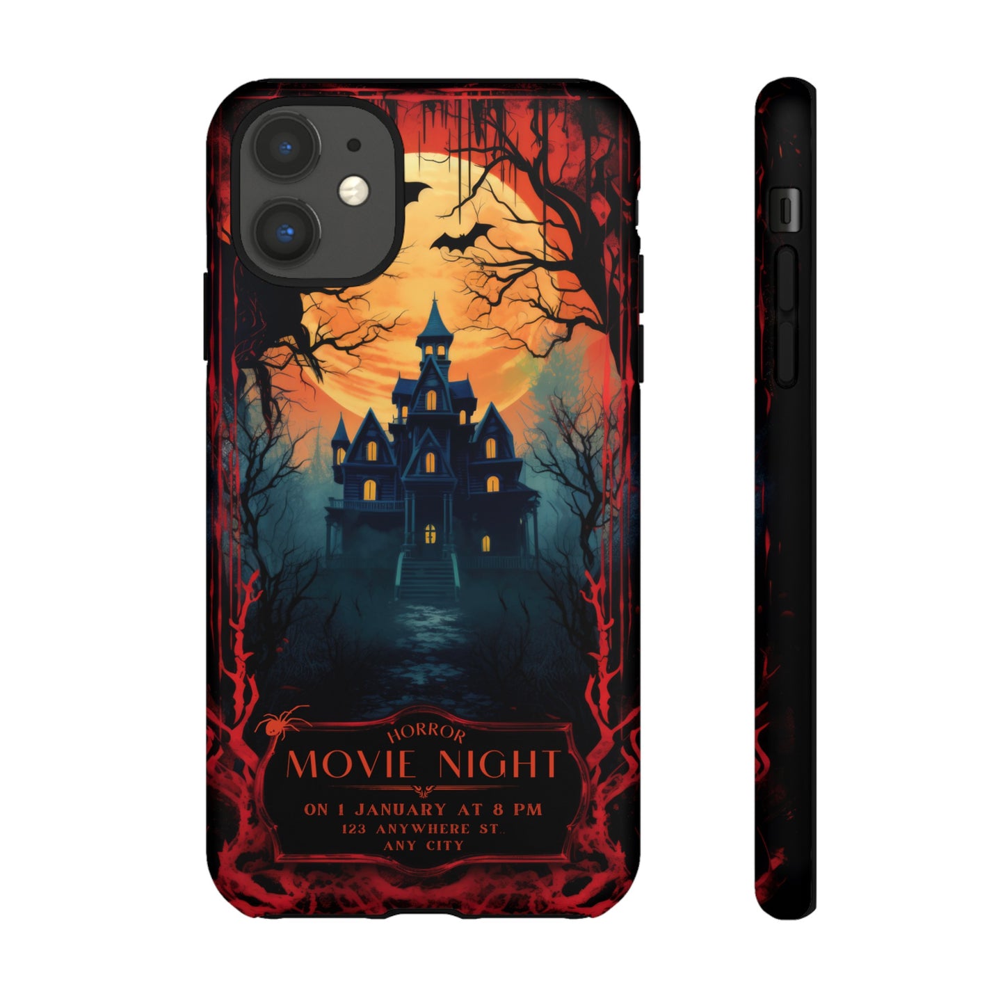 Horror Movie Night Phone Case | iPhone 15 Plus/ Pro, 14, 13, 12| Google Pixel 7, Pro, 5| Samsung Galaxy S23 All Major Phone Models