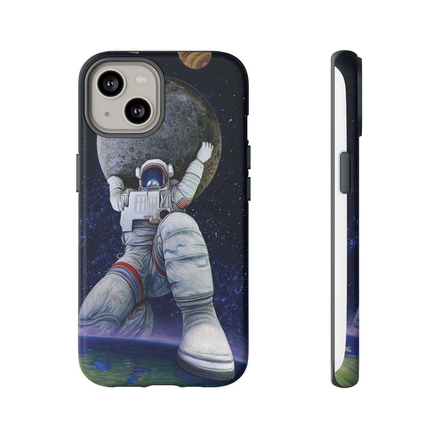 Astronaut Holding The Moon Phone Case | iPhone 15 Plus/ Pro, 14, 13, 12| Google Pixel 7, Pro, 5| Samsung Galaxy S23 All Major Phone Models