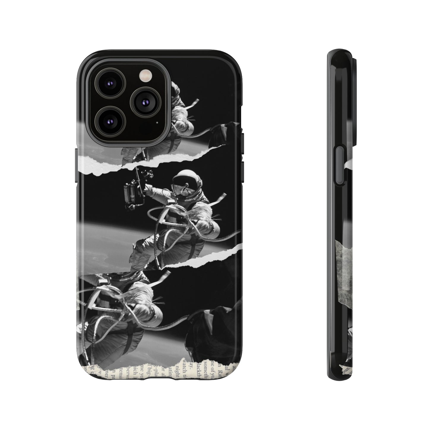 Astronaut Collage Phone Case | iPhone 15 Plus/ Pro, 14, 13, 12| Google Pixel 7, Pro, 5| Samsung Galaxy S23 All Major Phone Models