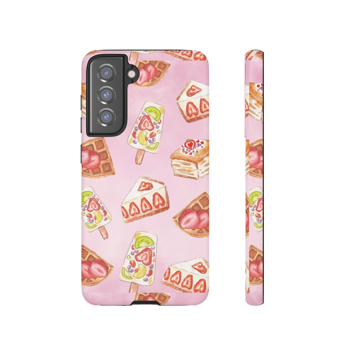 Assorted Dessert Wallpaper Phone Case | iPhone 15 Plus/ Pro, 14, 13, 12| Google Pixel 7, Pro, 5| Samsung Galaxy S23 All Major Phone Models