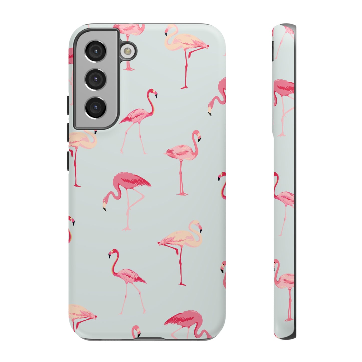 Flamingo Wallpaper Phone Case | iPhone 15 Plus/ Pro, 14, 13, 12| Google Pixel 7, Pro, 5| Samsung Galaxy S23 All Major Phone Models