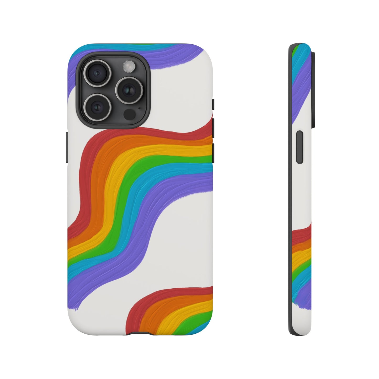 Rainbow Wallpaper Phone Case | iPhone 15 Plus/ Pro, 14, 13, 12| Google Pixel 7, Pro, 5| Samsung Galaxy S23 All Major Phone Models