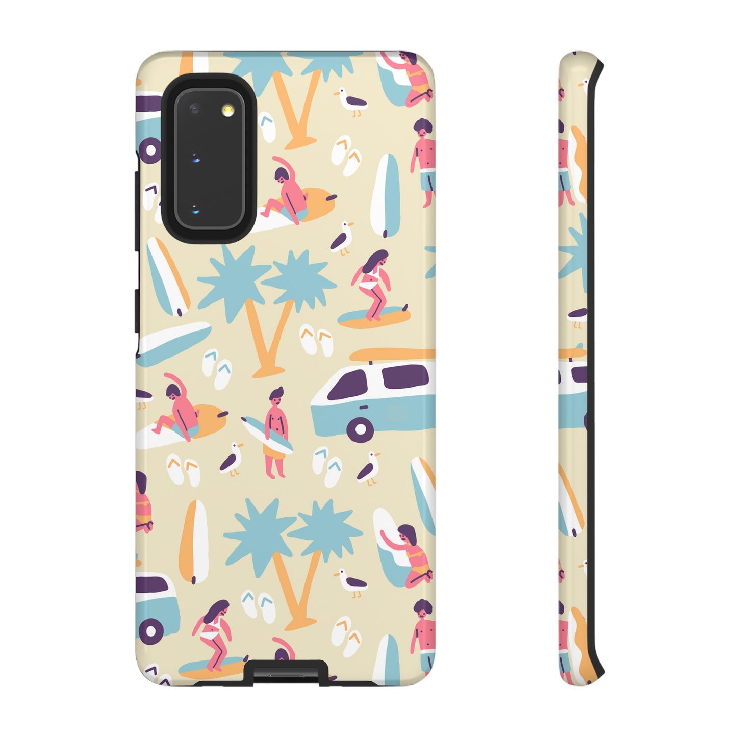 Surfers Wallpaper Phone Case | iPhone 15 Plus/ Pro, 14, 13, 12| Google Pixel 7, Pro, 5| Samsung Galaxy S23 All Major Phone Models