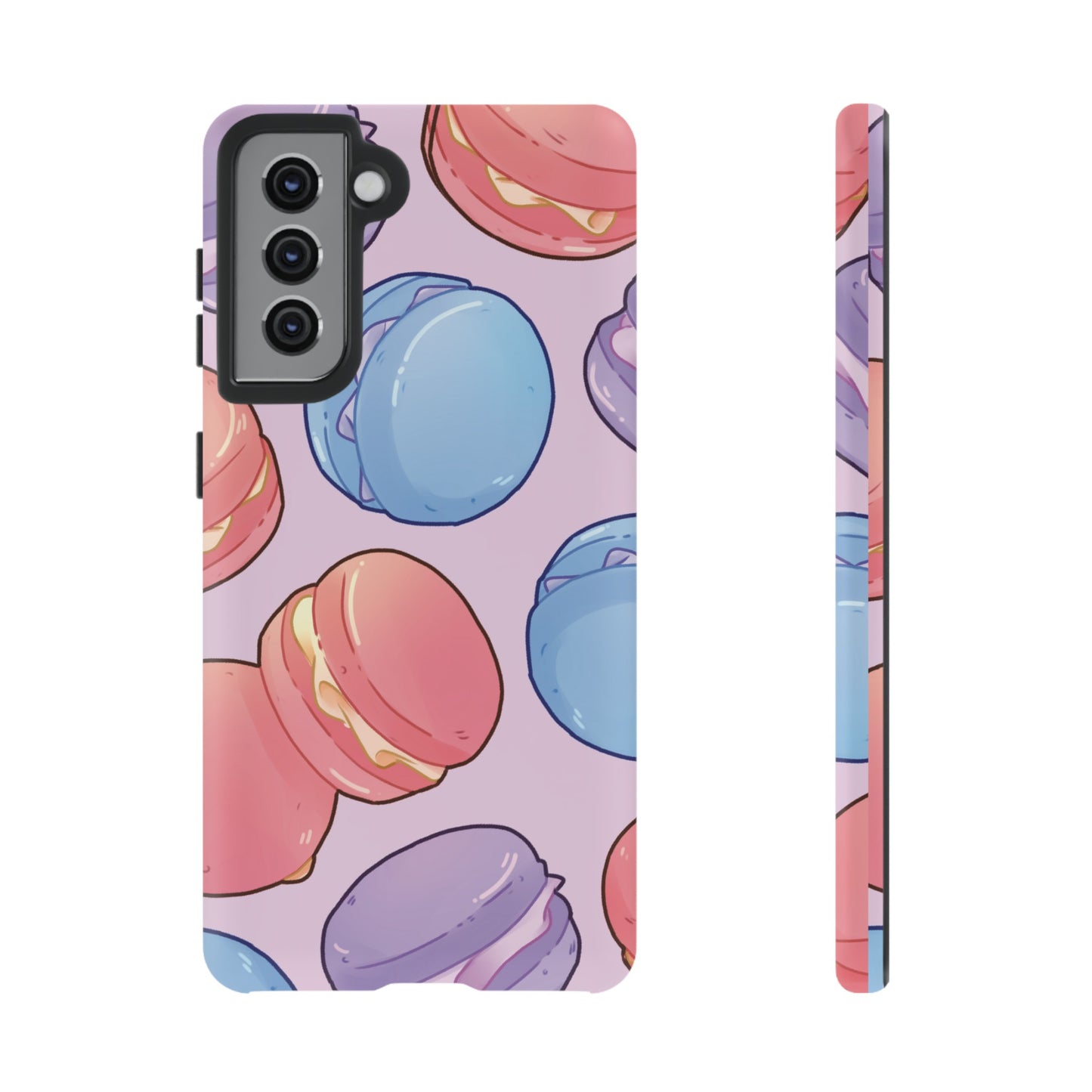 Macaron Wallpaper Phone Case | iPhone 15 Plus/ Pro, 14, 13, 12| Google Pixel 7, Pro, 5| Samsung Galaxy S23 All Major Phone Models