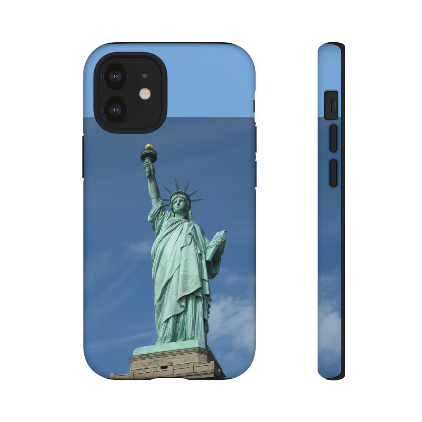 Statue Of Liberty Wallpaper Phone Case | iPhone 15 Plus/ Pro, 14, 13, 12| Google Pixel 7, Pro, 5| Samsung Galaxy S23 All Major Phone Models