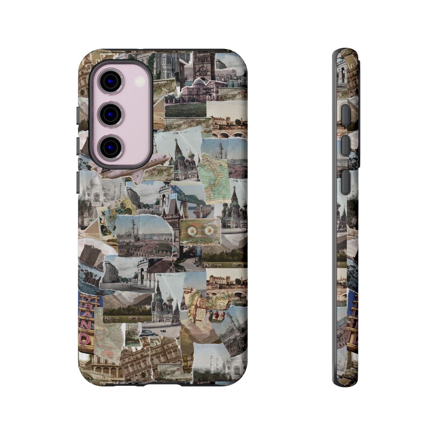 Travel Collage Wallpaper Phone Case | iPhone 15 Plus/ Pro, 14, 13, 12| Google Pixel 7, Pro, 5| Samsung Galaxy S23 All Major Phone Models