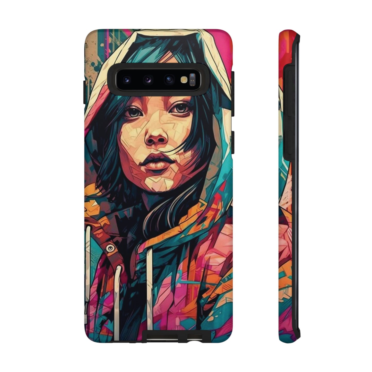 Girl Painting Wallpaper Phone Case | iPhone 15 Plus/ Pro, 14, 13, 12| Google Pixel 7, Pro, 5| Samsung Galaxy S23 All Major Phone Models