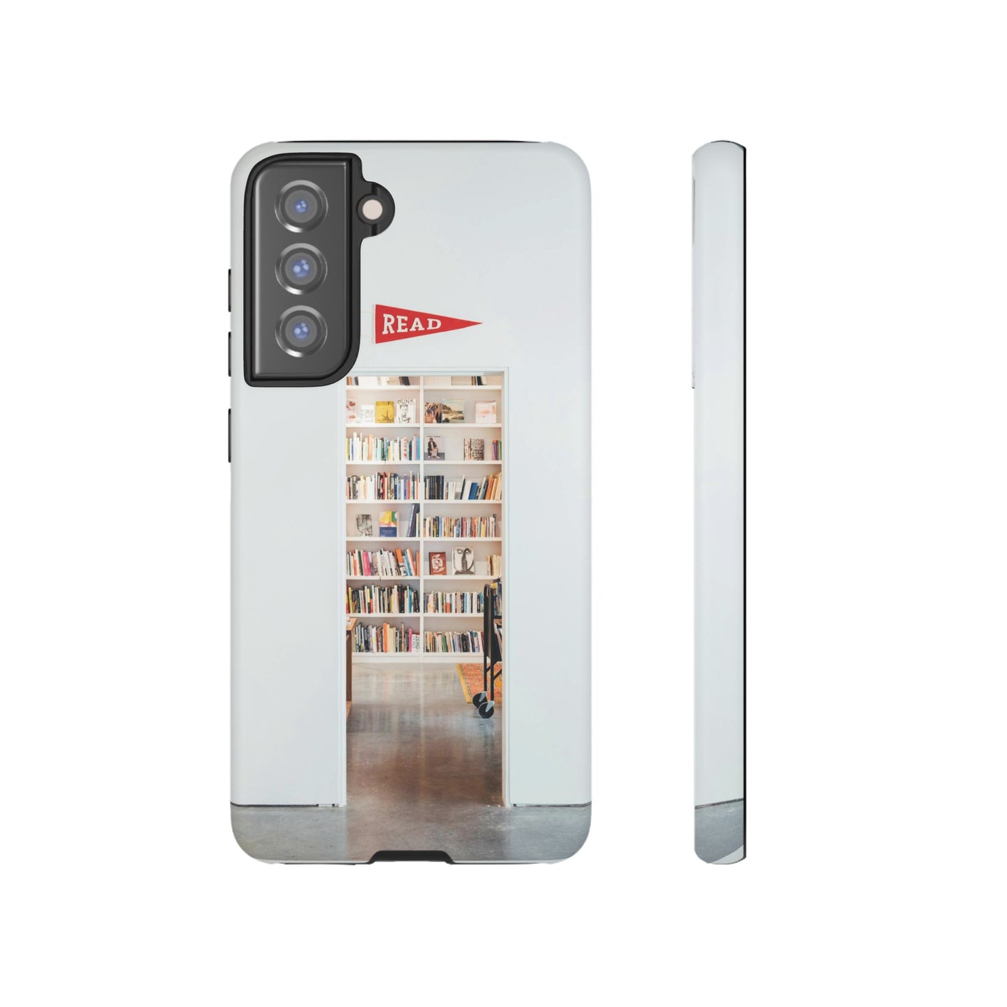 Peaceful Library Wallpaper Phone Case | iPhone 15 Plus/ Pro, 14, 13, 12| Google Pixel 7, Pro, 5| Samsung Galaxy S23 All Major Phone Models