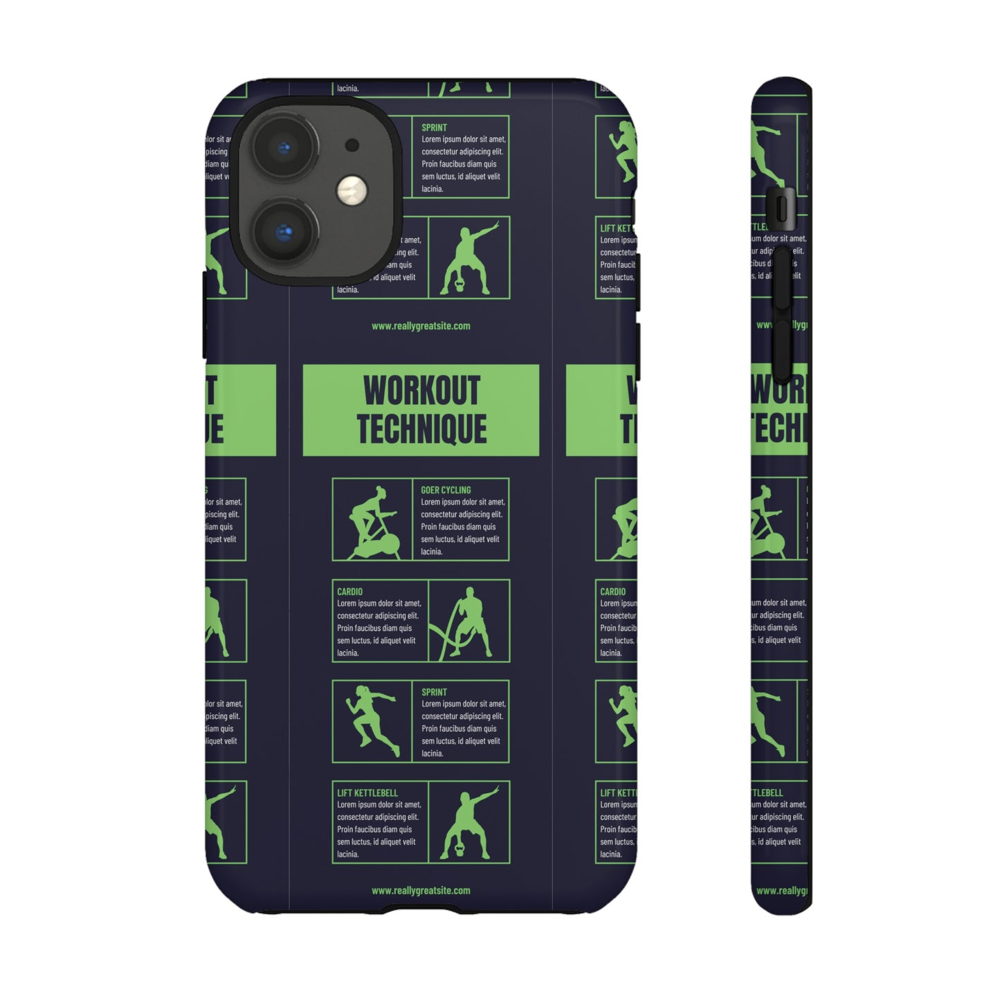 Workout Plan Wallpaper Phone Case | iPhone 15 Plus/ Pro, 14, 13, 12| Google Pixel 7, Pro, 5| Samsung Galaxy S23 All Major Phone Models