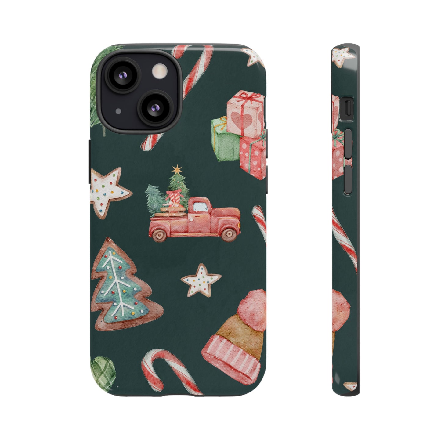 Festive Christmas Wallpaper Phone Case | iPhone 15 Plus/ Pro, 14, 13, 12| Google Pixel 7, Pro, 5| Samsung Galaxy S23 All Major Phone Models