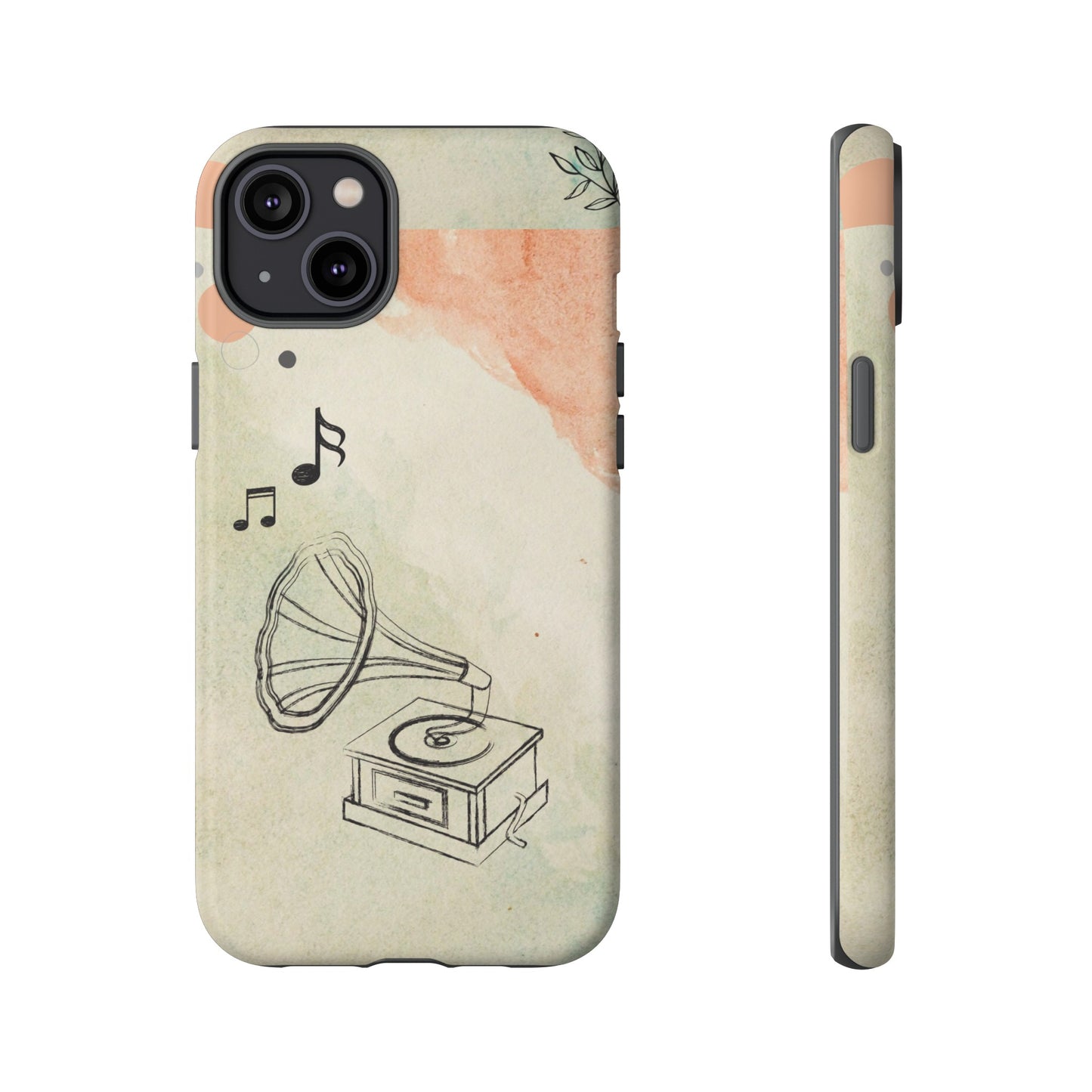 Record Player Wallpaper Phone Case | iPhone 15 Plus/ Pro, 14, 13, 12| Google Pixel 7, Pro, 5| Samsung Galaxy S23 All Major Phone Models