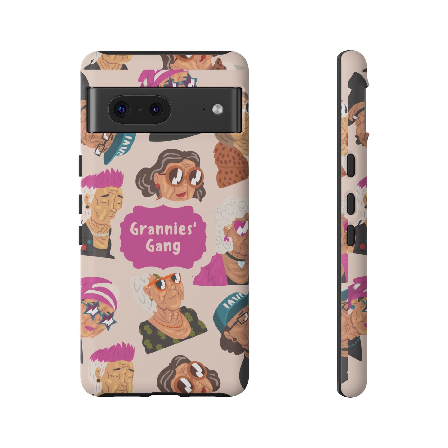 Grannies' Gang Wallpaper Phone Case | iPhone 15 Plus/ Pro, 14, 13, 12| Google Pixel 7, Pro, 5| Samsung Galaxy S23 All Major Phone Models