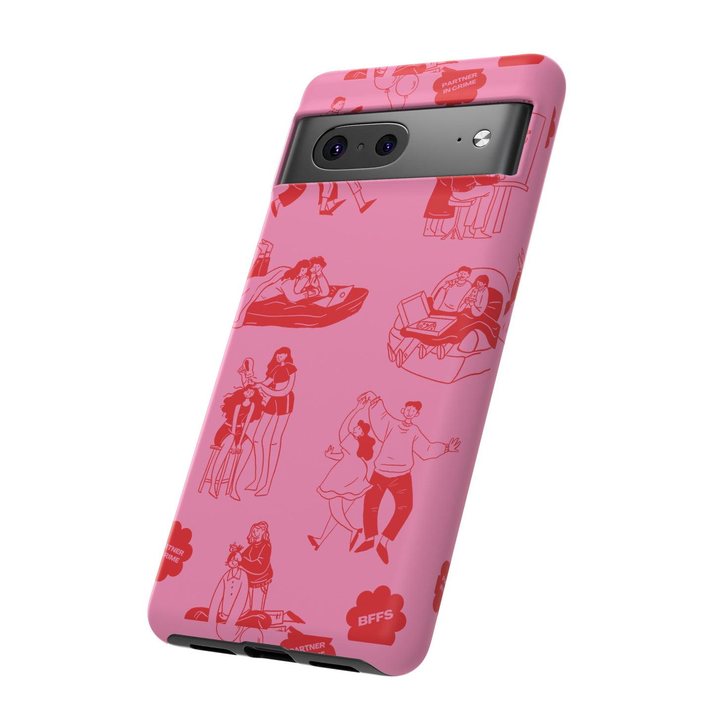 Pink Valentine's Day Wallpaper Phone Case | iPhone 15 Plus/ Pro, 14, 13, 12| Google Pixel 7, Pro, 5| Samsung Galaxy S23 All Major Phone Models