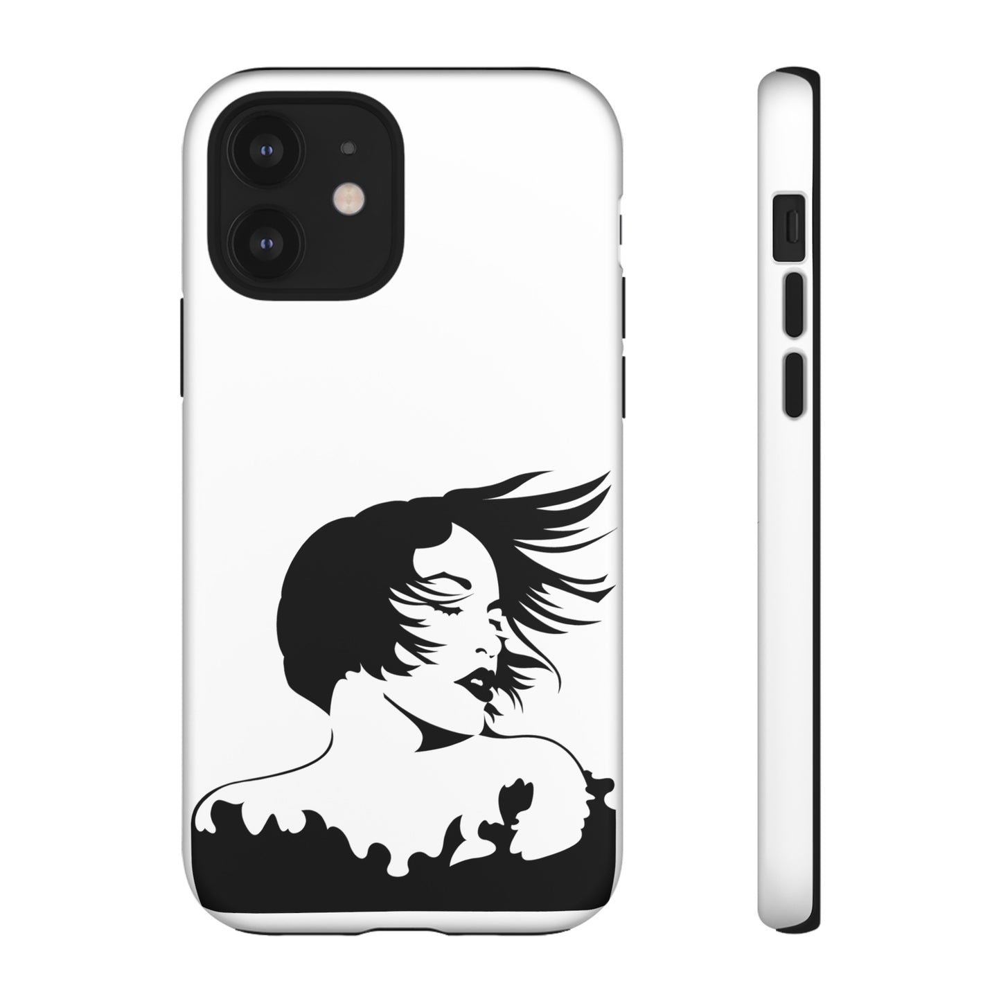 Woman In The Wind Phone Case | iPhone 15 Plus/ Pro, 14, 13, 12| Google Pixel 7, Pro, 5| Samsung Galaxy S23 All Major Phone Models