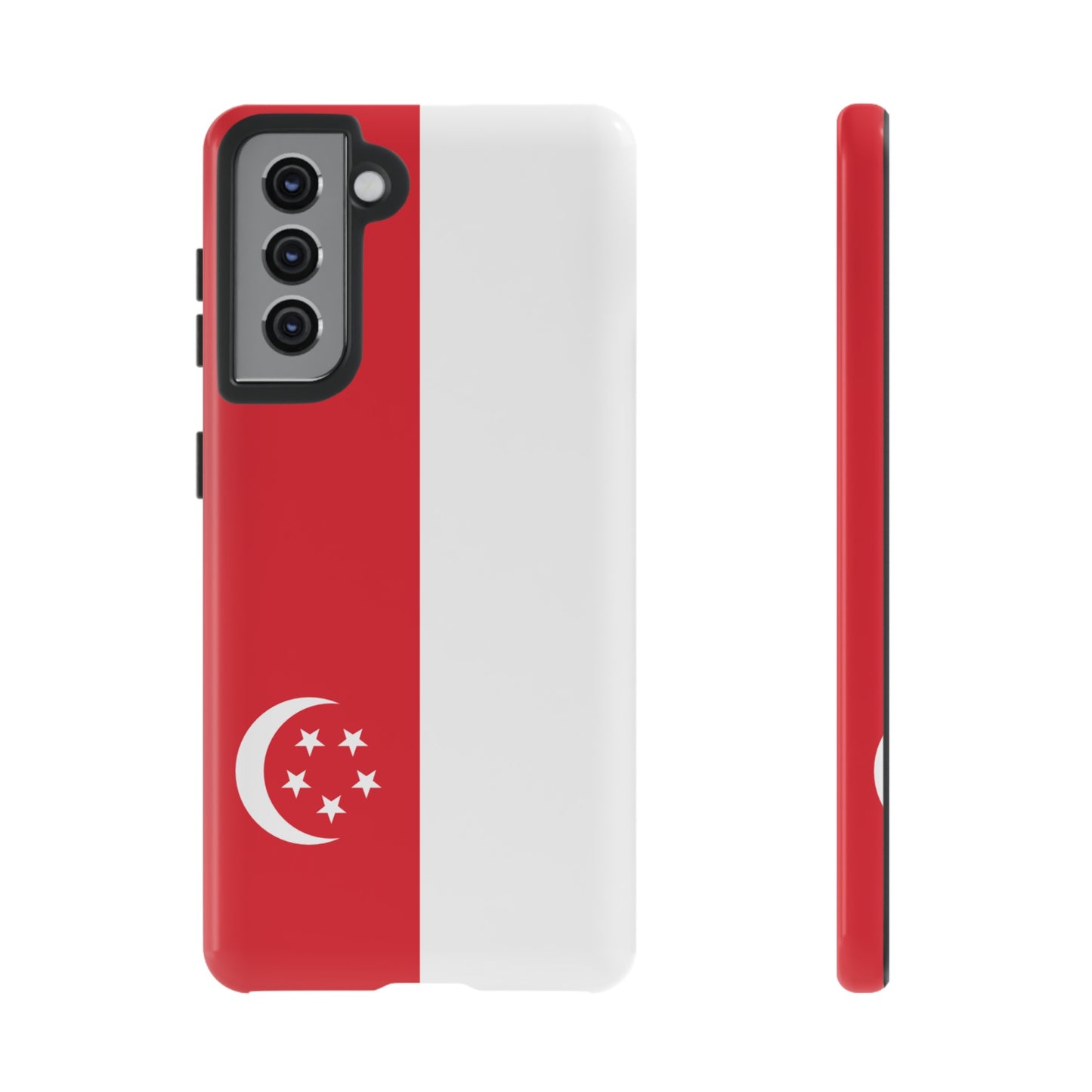 Singapore Flag Phone Case | iPhone 15 Plus/ Pro, 14, 13, 12| Google Pixel 7, Pro, 5| Samsung Galaxy S23 All Major Phone Models