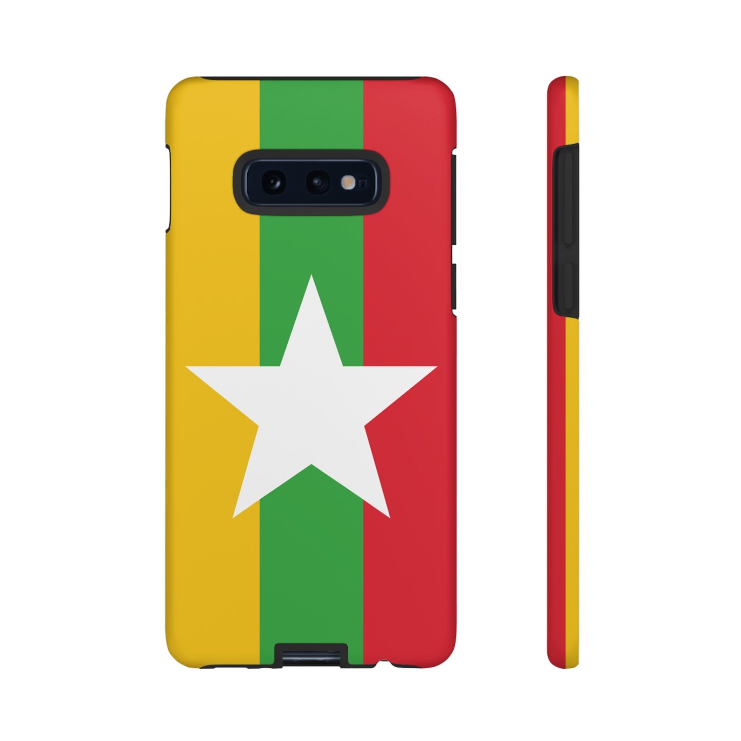 Myanmar Flag Phone Case | iPhone 15 Plus/ Pro, 14, 13, 12| Google Pixel 7, Pro, 5| Samsung Galaxy S23 All Major Phone Models