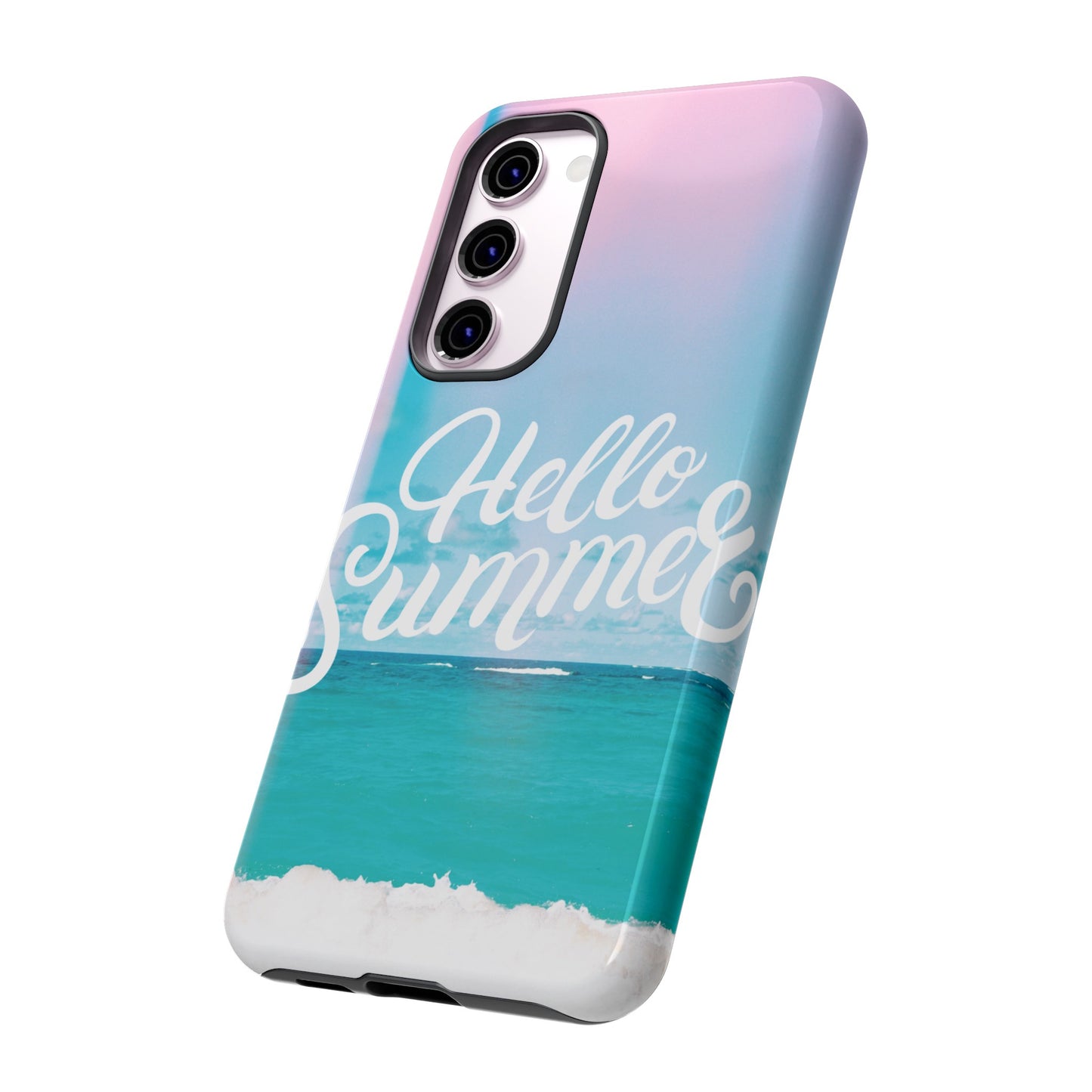 Hello Summer Wallpaper Phone Case | iPhone 15 Plus/ Pro, 14, 13, 12| Google Pixel 7, Pro, 5| Samsung Galaxy S23 All Major Phone Models