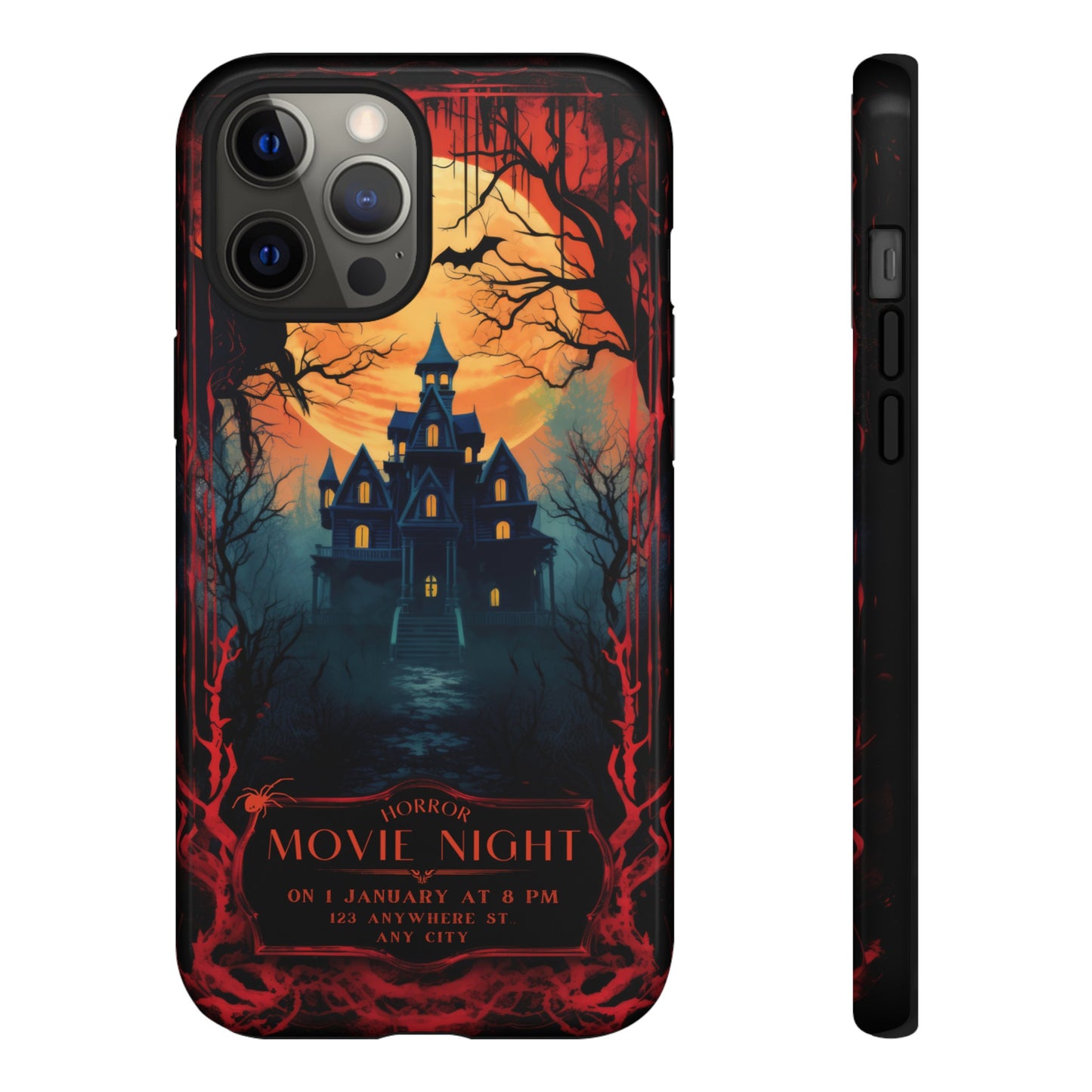 Horror Movie Night Phone Case | iPhone 15 Plus/ Pro, 14, 13, 12| Google Pixel 7, Pro, 5| Samsung Galaxy S23 All Major Phone Models