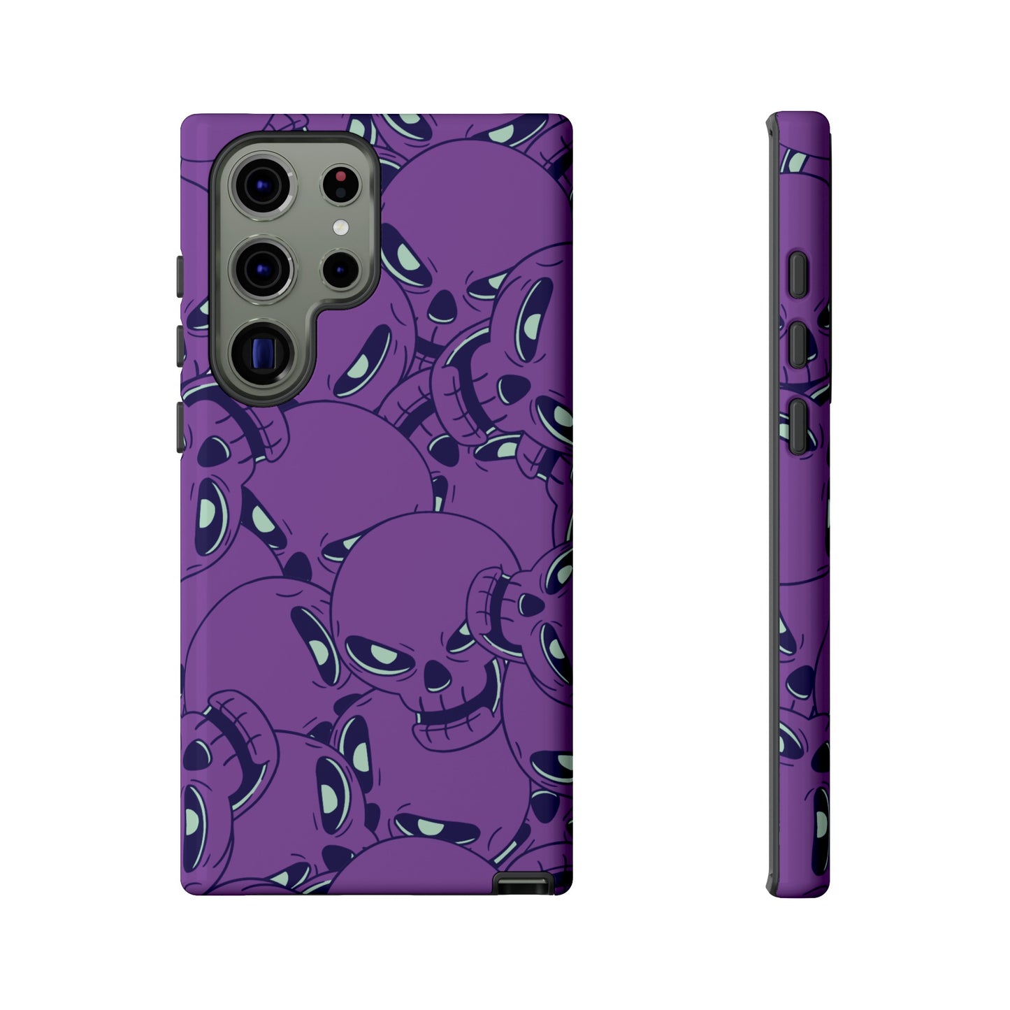 Glowing Skulls Wallpaper Phone Case | iPhone 15 Plus/ Pro, 14, 13, 12| Google Pixel 7, Pro, 5| Samsung Galaxy S23 All Major Phone Models