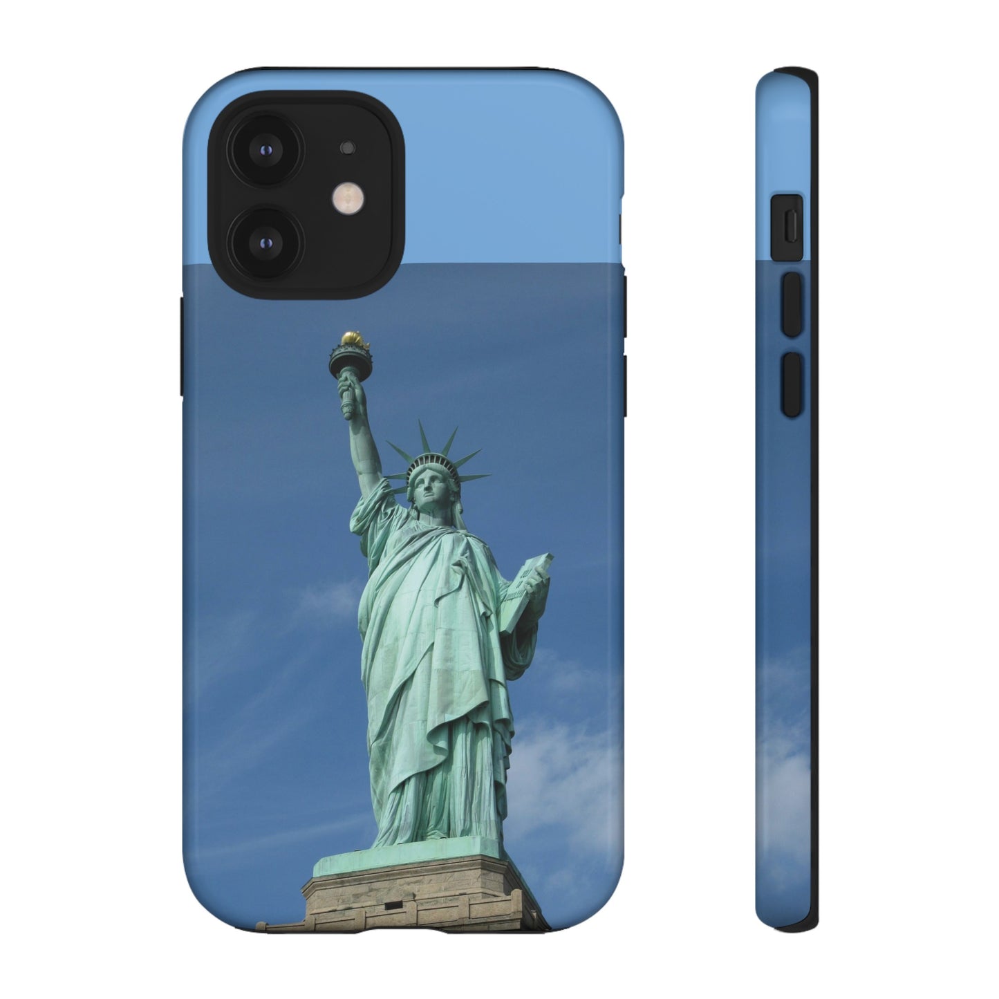 Statue Of Liberty Wallpaper Phone Case | iPhone 15 Plus/ Pro, 14, 13, 12| Google Pixel 7, Pro, 5| Samsung Galaxy S23 All Major Phone Models