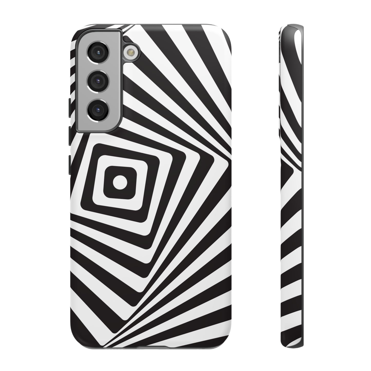 Black & White Spiral Wallpaper Phone Case | iPhone 15 Plus/ Pro, 14, 13, 12| Google Pixel 7, Pro, 5| Samsung Galaxy S23 All Major Phone Models