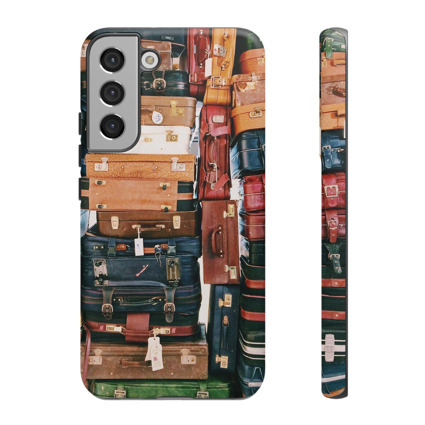 Suitcase Wallpaper Phone Case | iPhone 15 Plus/ Pro, 14, 13, 12| Google Pixel 7, Pro, 5| Samsung Galaxy S23 All Major Phone Models